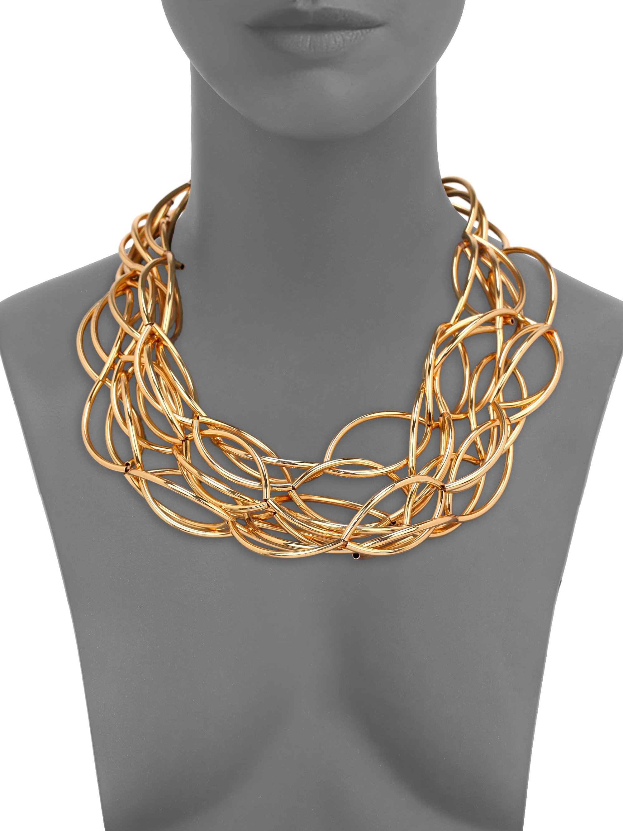 Nest Twisted Collar Necklace in Gold (Metallic) Lyst