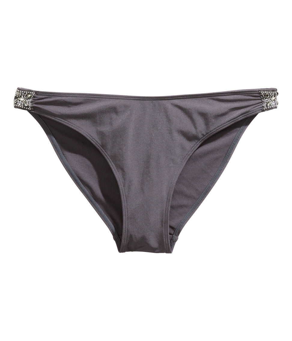 H&m Bikini Bottoms in Gray Lyst