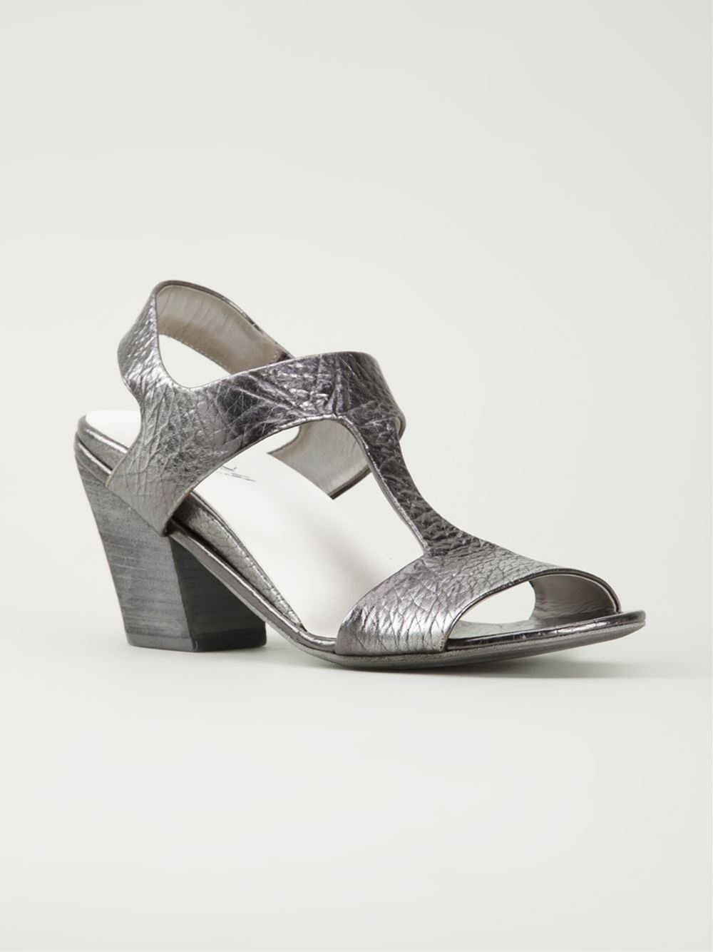 Mars ll Chunky  Heel  Sandals  in Silver metallic Lyst