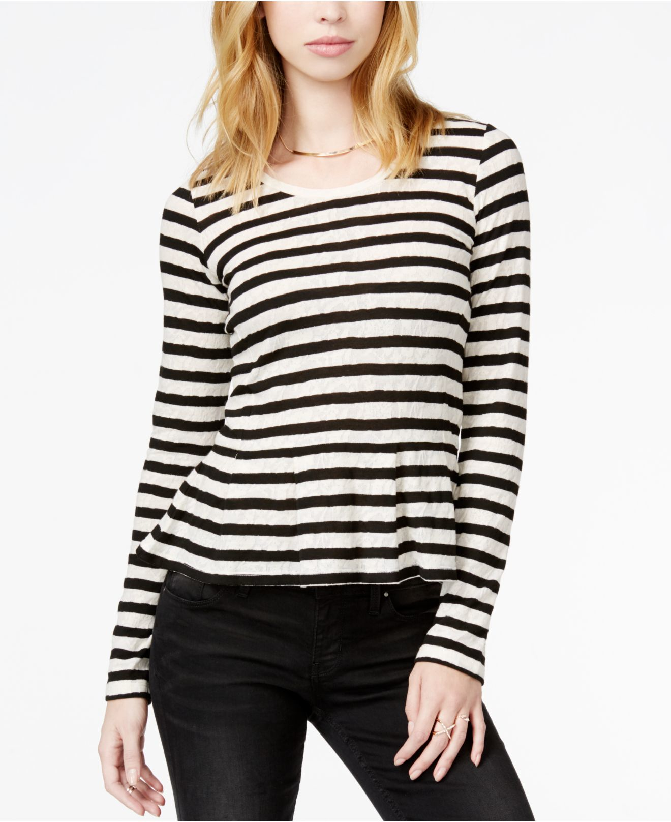 guess striped top womens