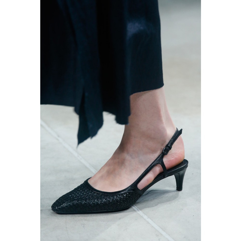 bottega heels black