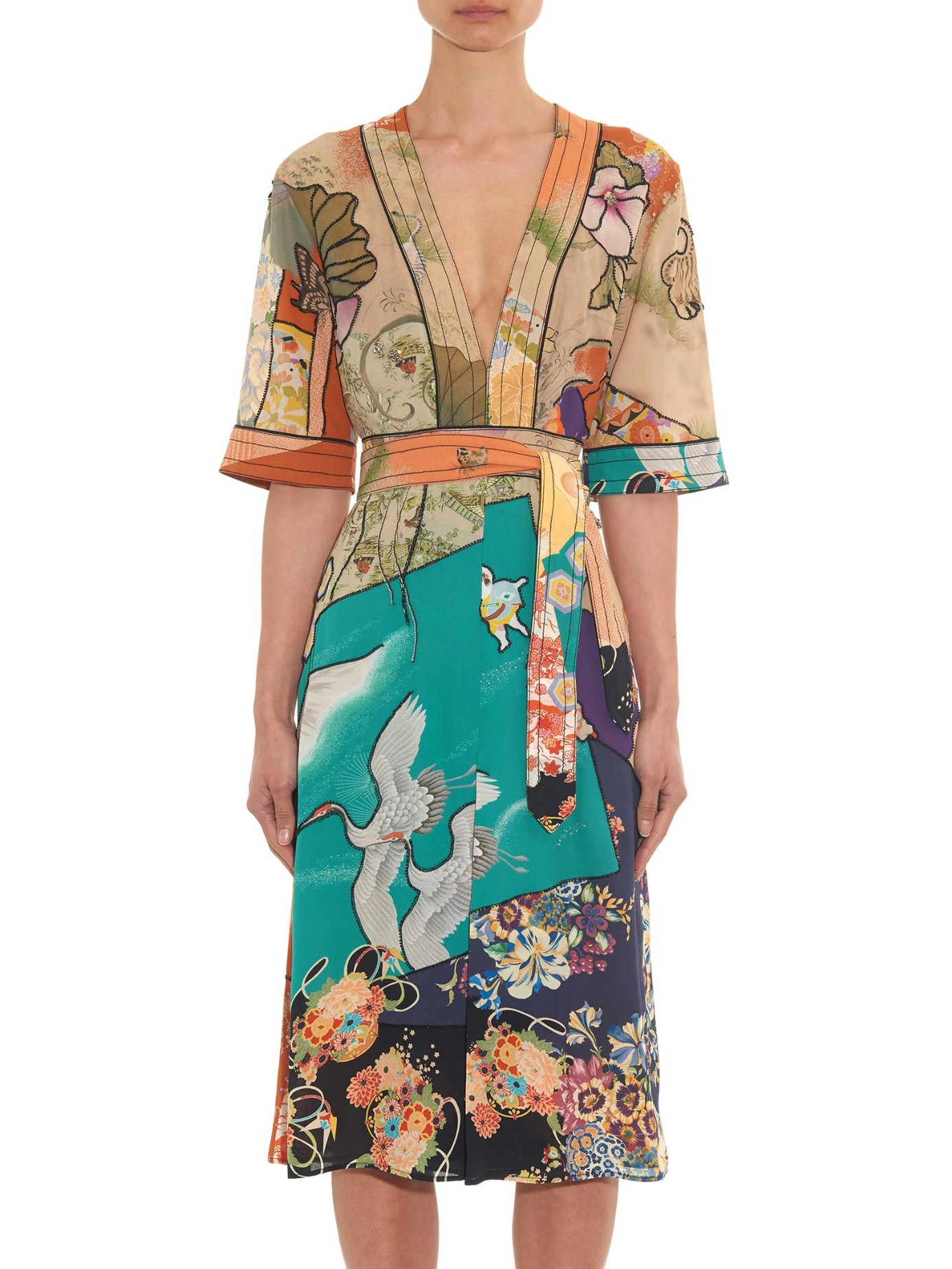 japanese silk dress