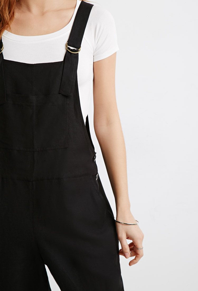 linen blend overalls