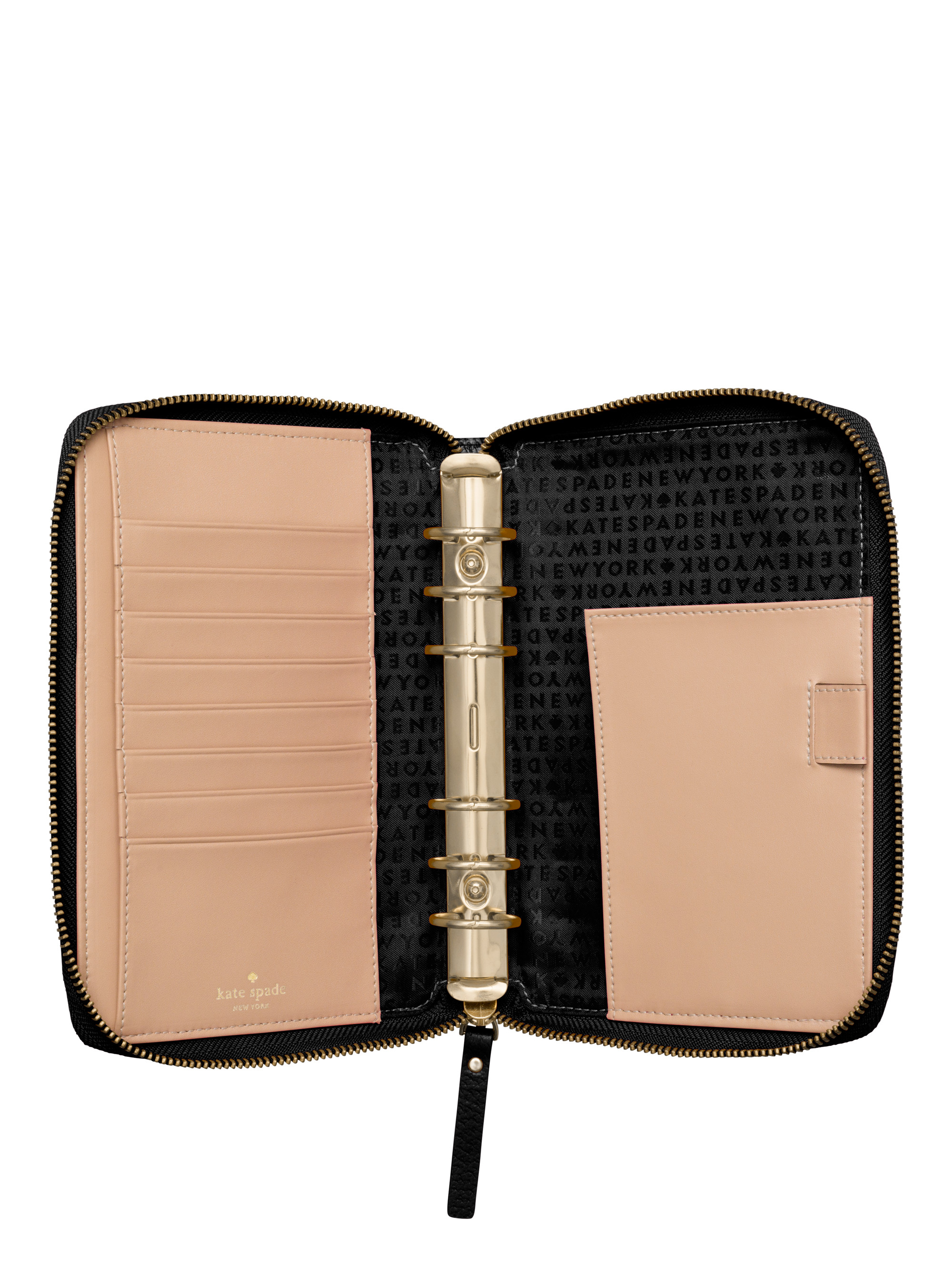 Kate spade new york Grand Street Zip Around Personal Organizer in Black