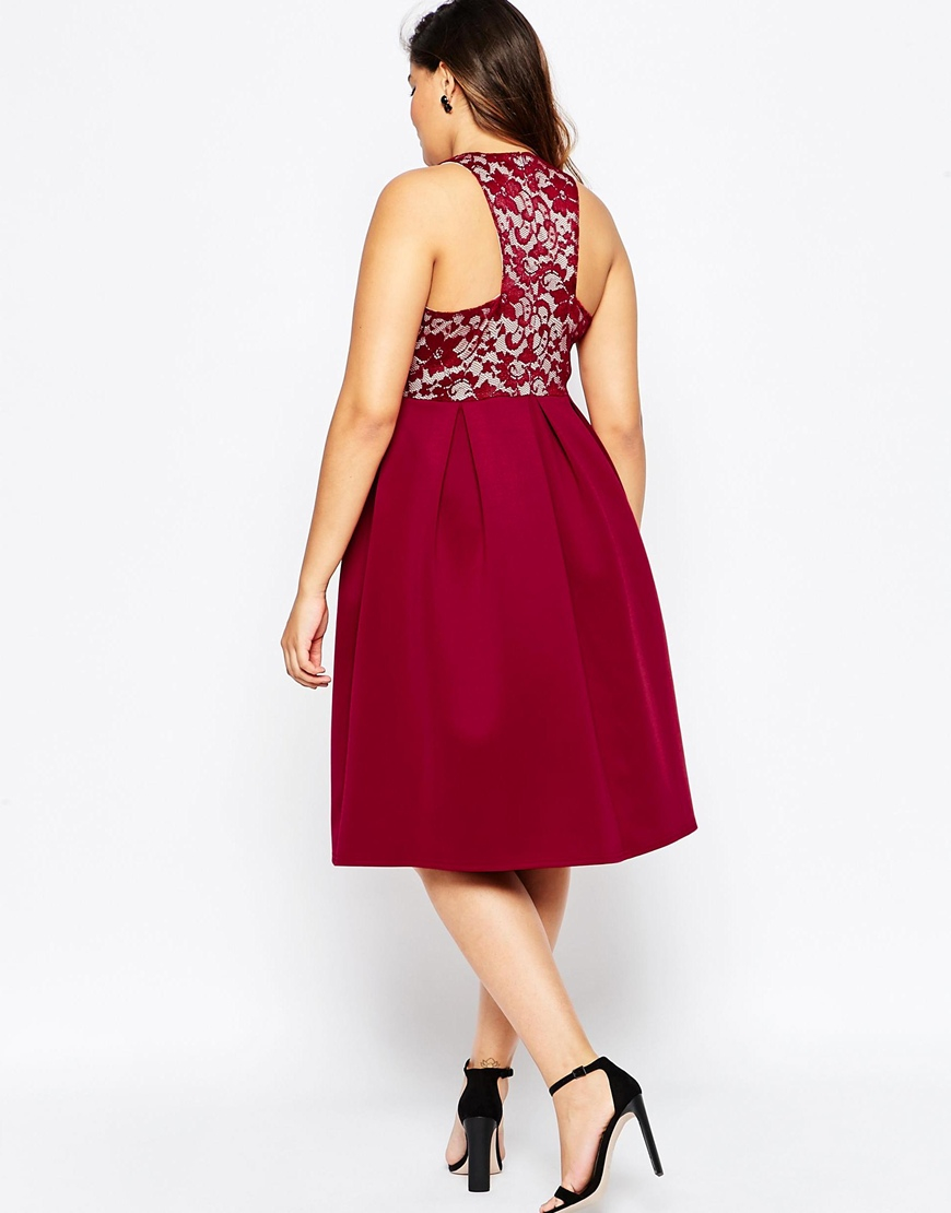 asos wine dress