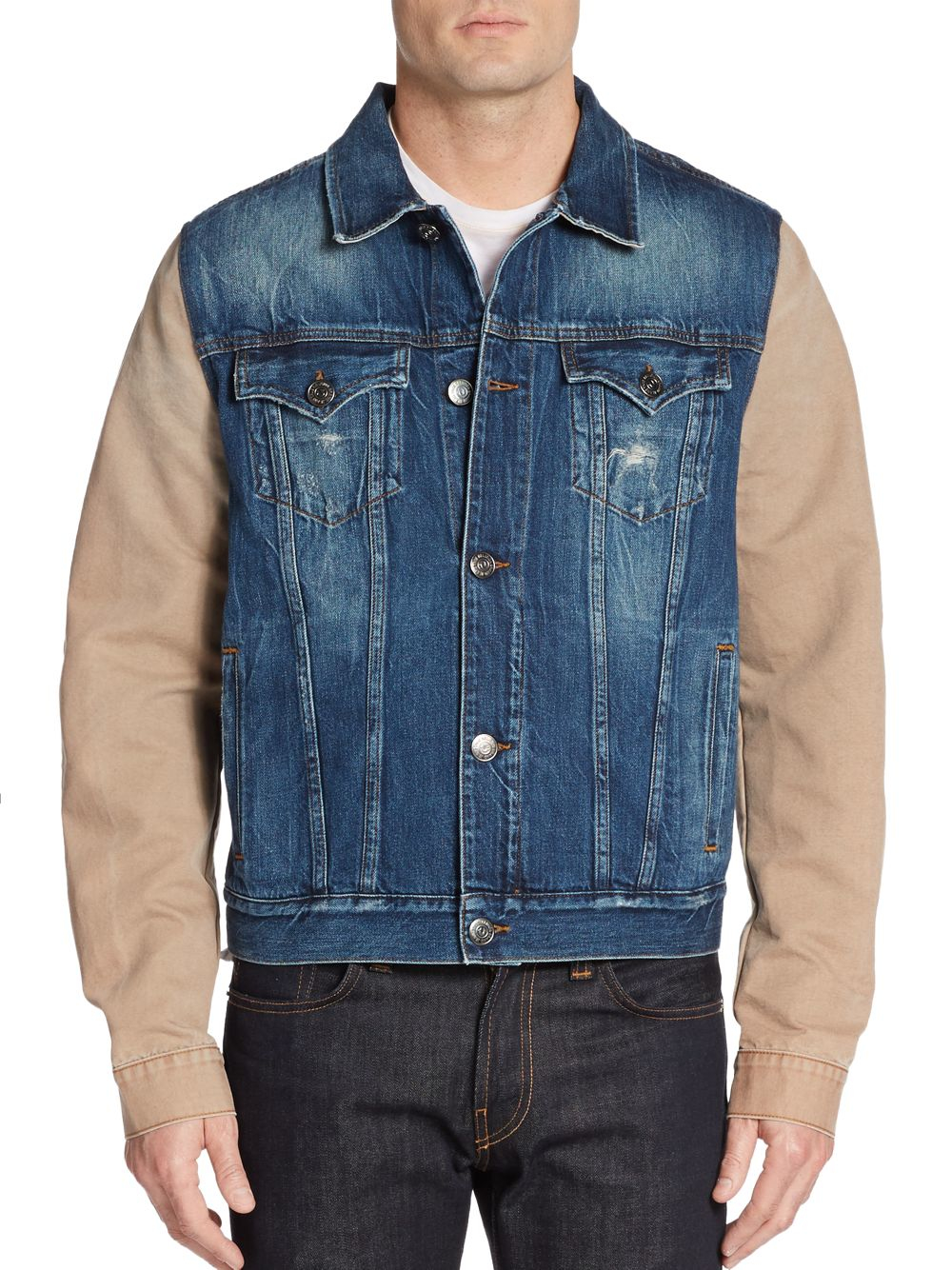 blue western jacket