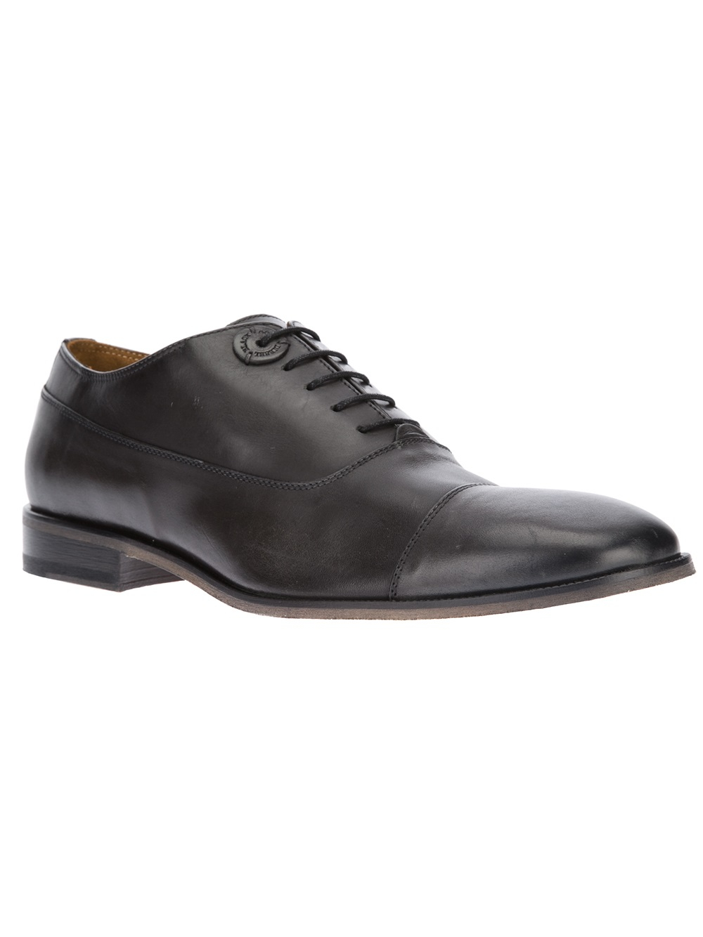 Diesel Black Gold Classic Oxford Shoes in Black for Men Lyst