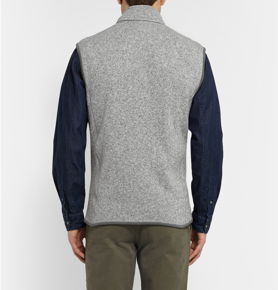Patagonia Better Lightweight Fleece Gilet in Grey for Men Lyst