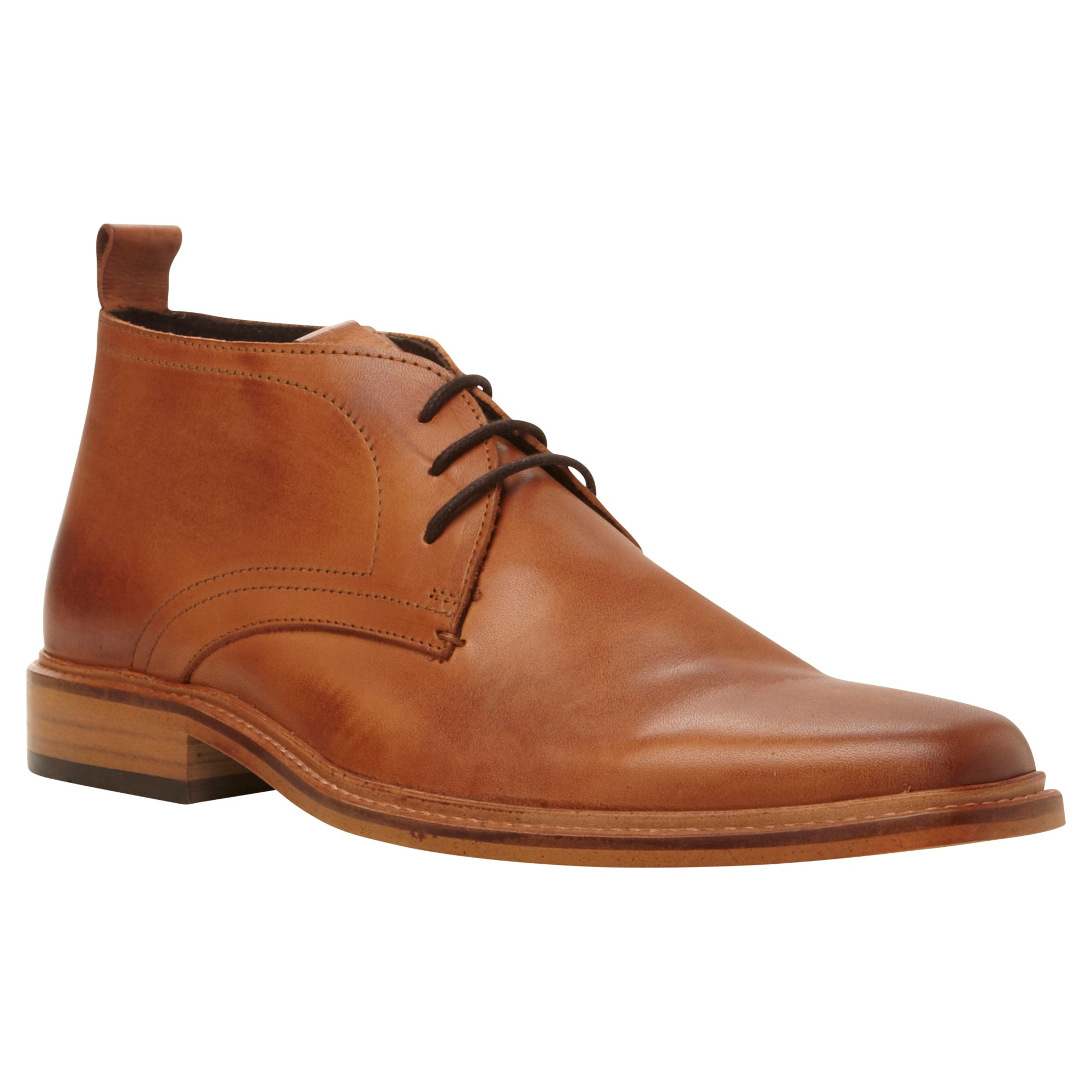 Dune Montenegro Leather Lace-up Boots in Tan (Brown) for Men - Lyst