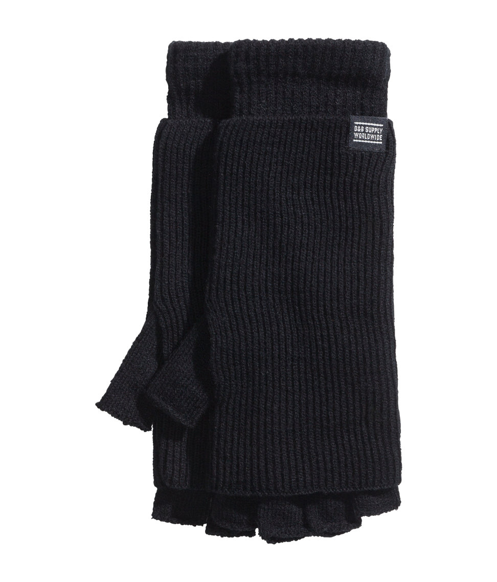 h&m fingerless gloves