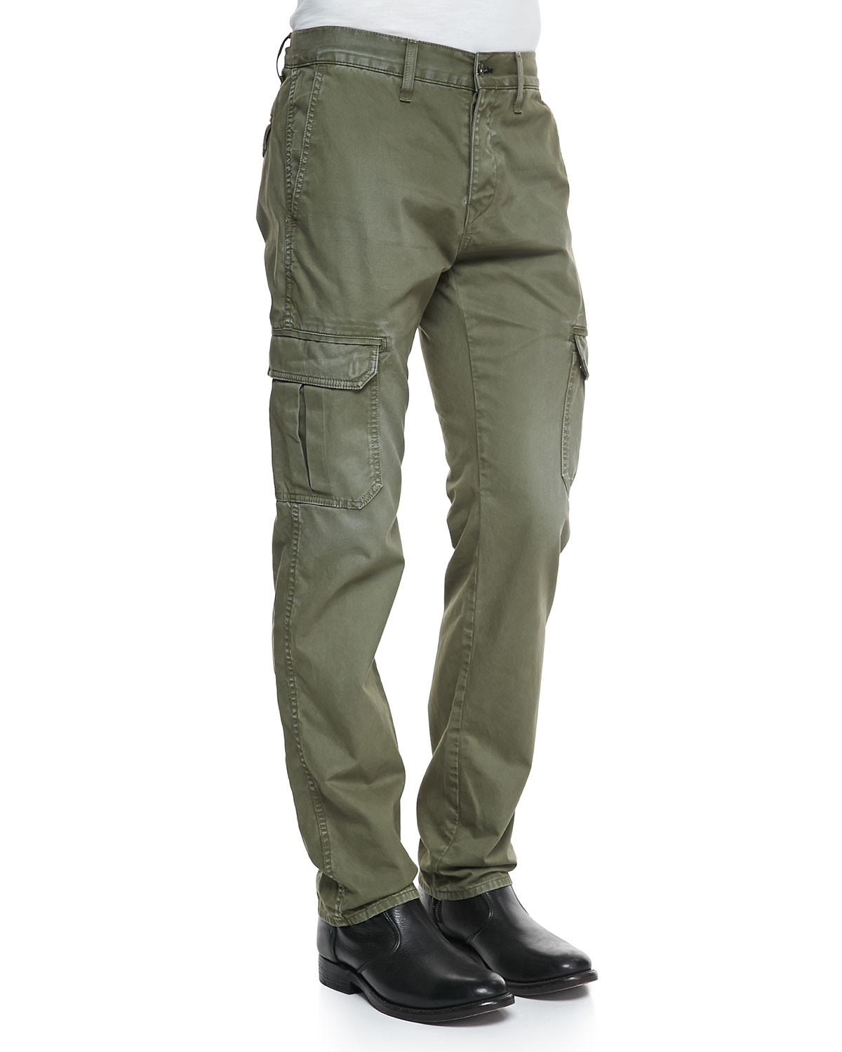 distressed cargo pants