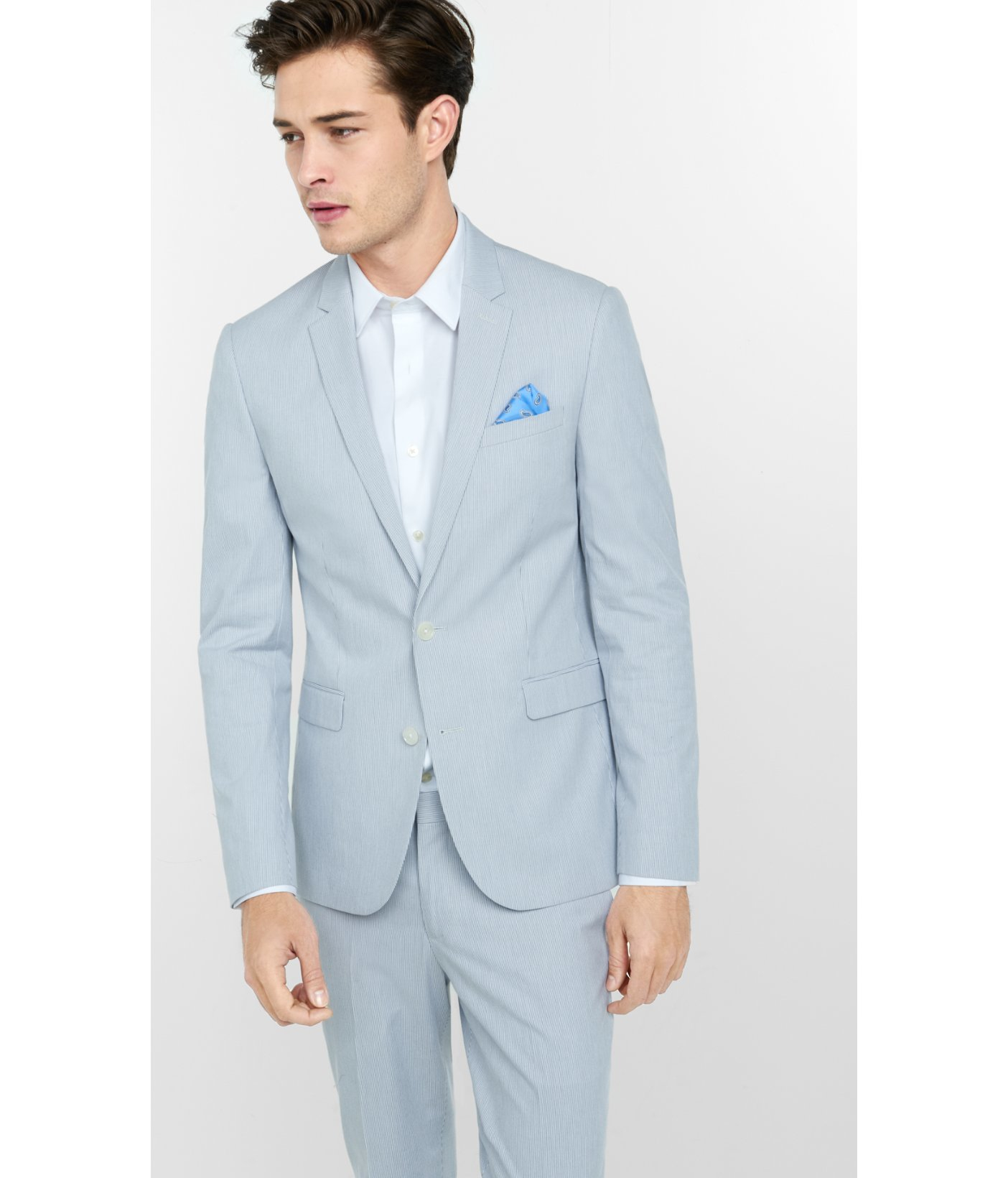 express white suit jacket