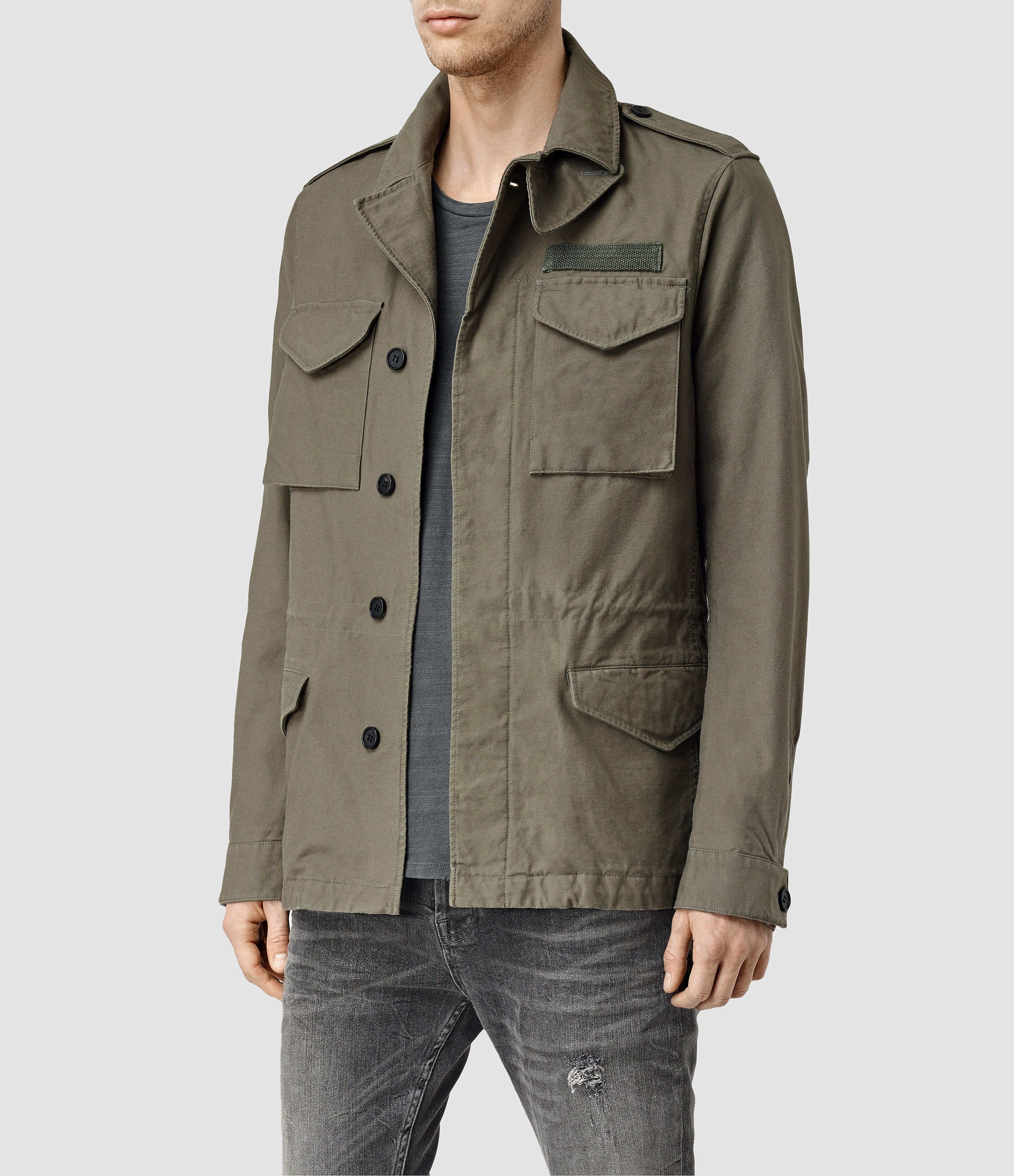allsaints khaki jacket