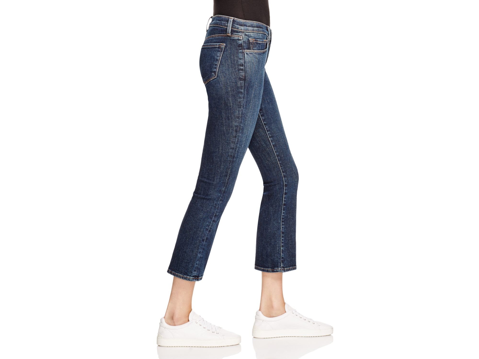 j brand selena cropped bootcut jeans