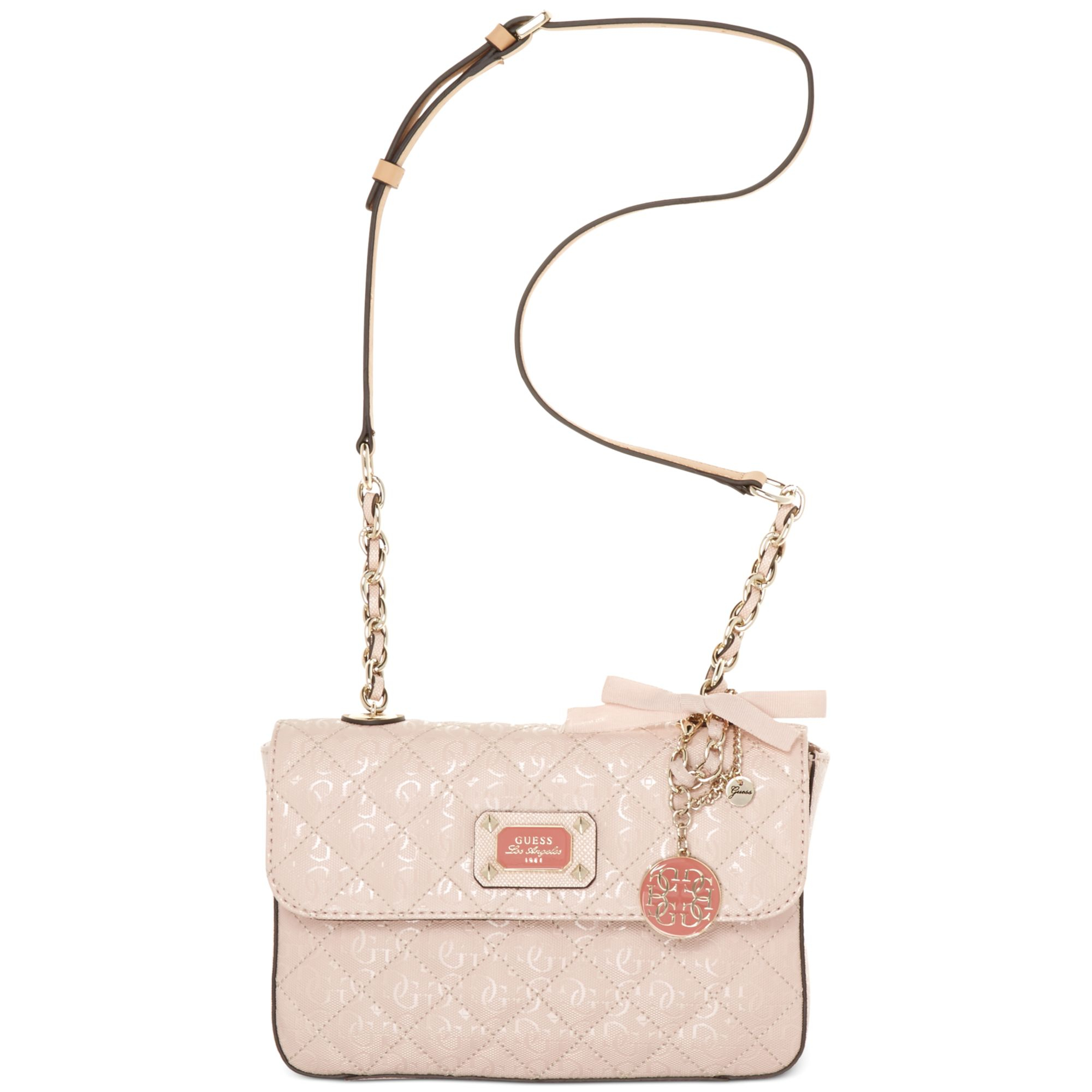 guess pink bag