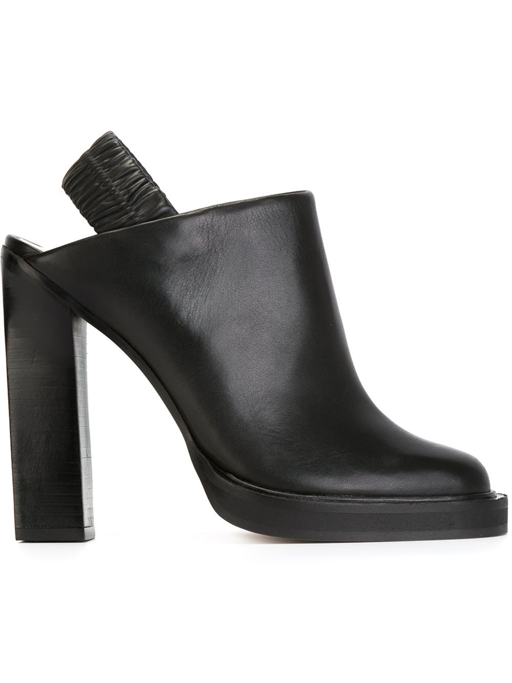 chunky mule heels