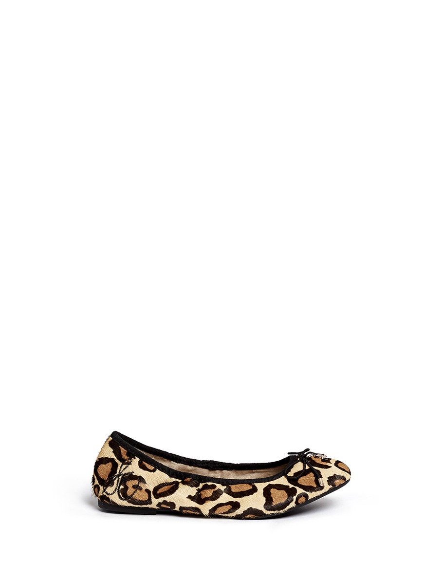 ballerina leopard flats