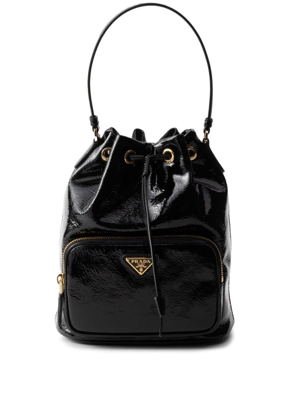 Borse e borsette a secchiello Nero Prada da donna Lyst
