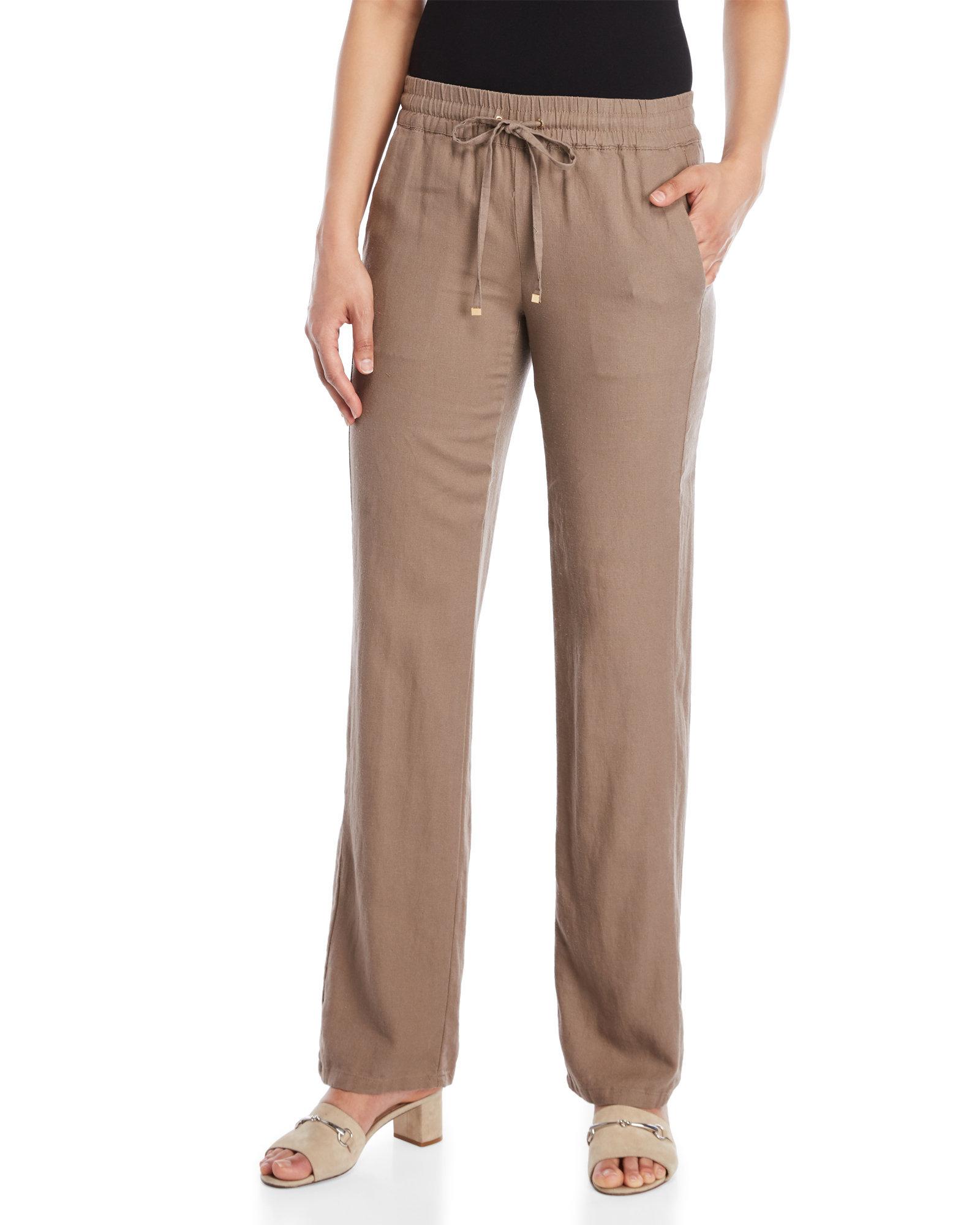 linen drawstring pants