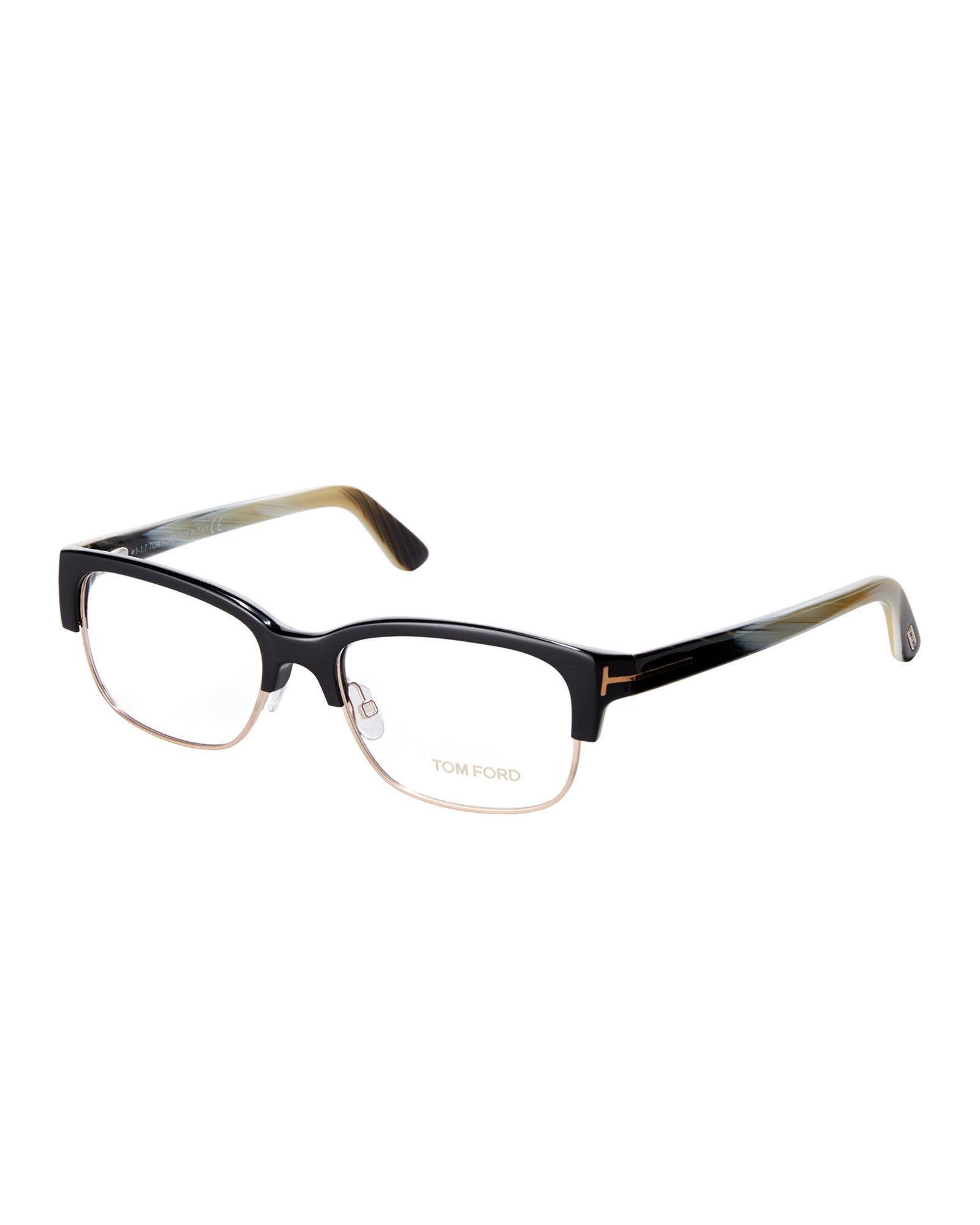 tom ford half frame glasses