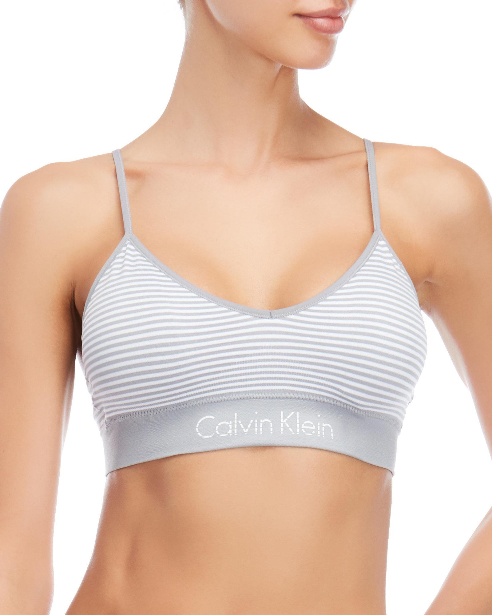 striped bralette