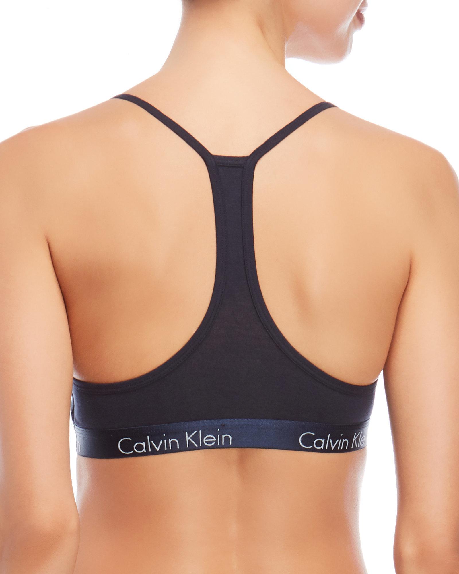 calvin klein motive bralette