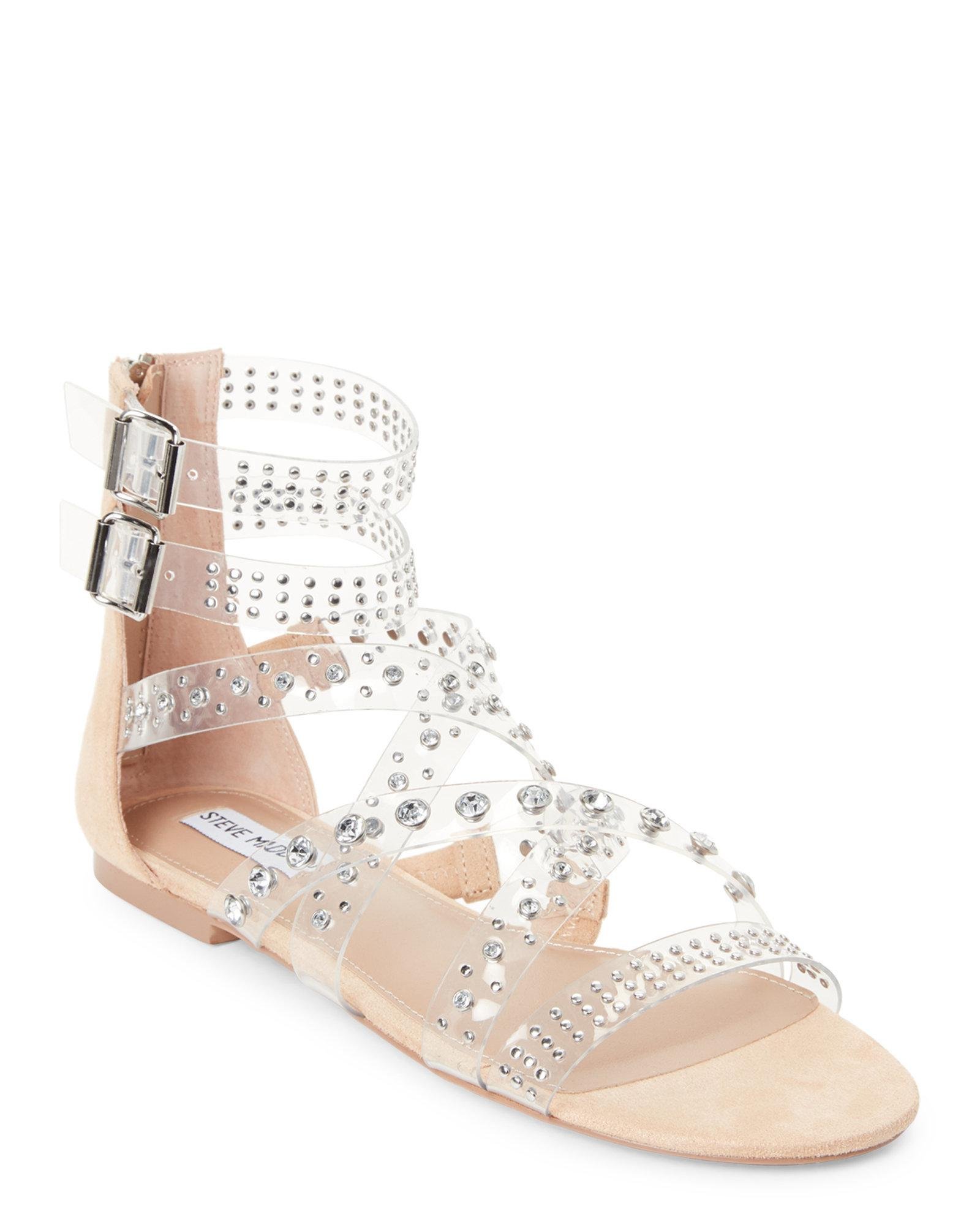 clear sandals steve madden