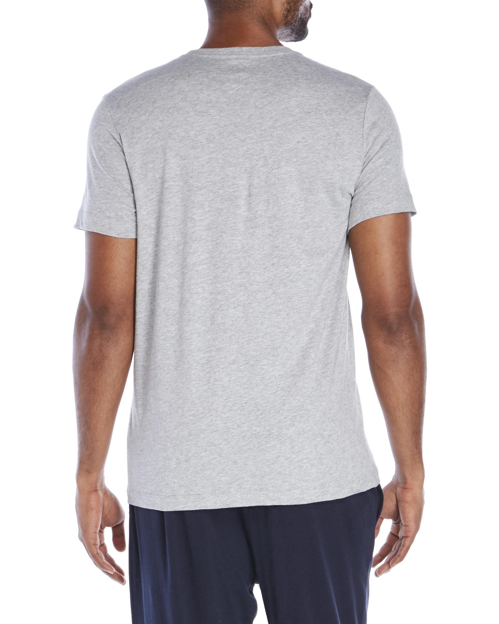 Lyst - Michael Kors Logo Tee in Gray for Men