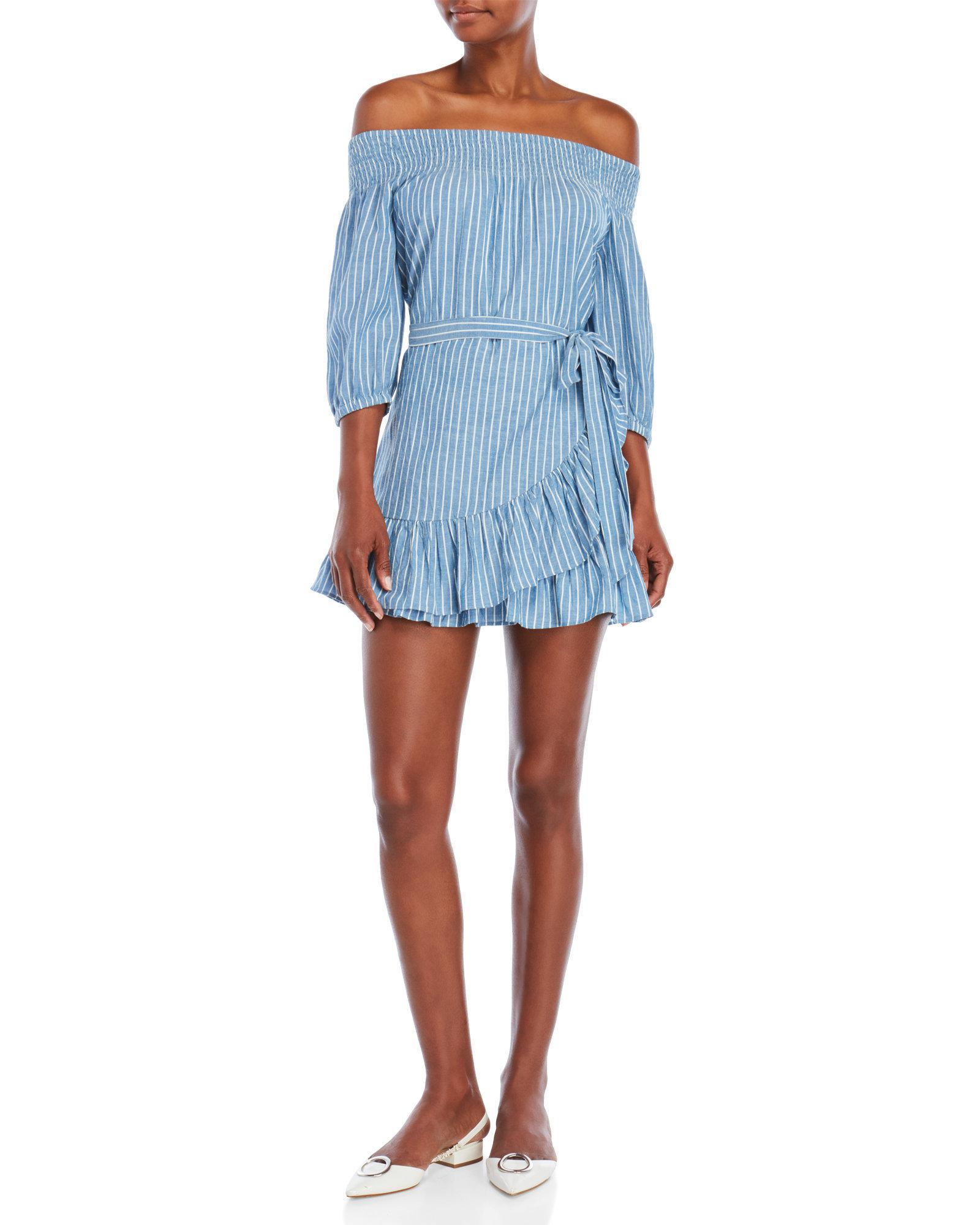 tularosa maida ruffle dress