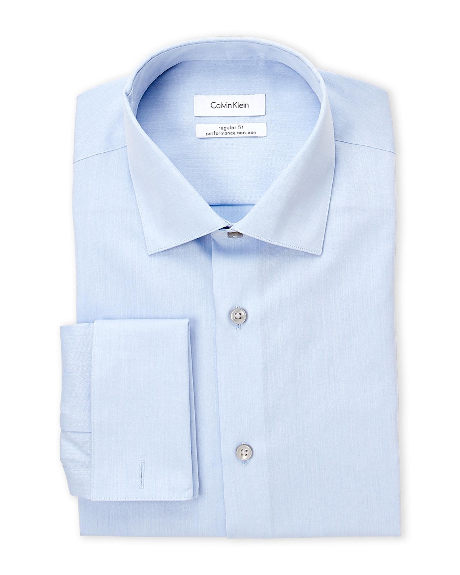 Calvin Klein Light Blue Dress Shirt Top 