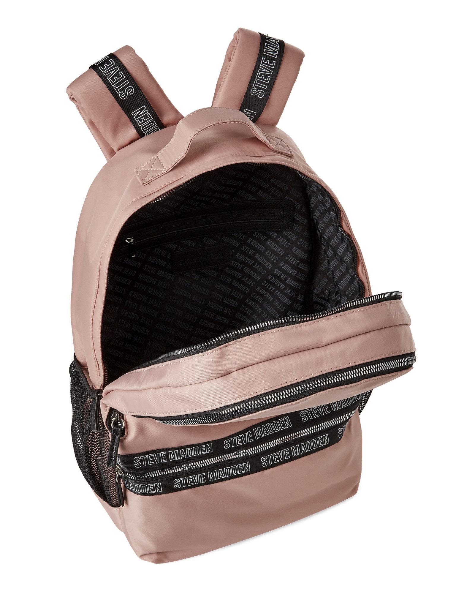 steve madden blush pink backpack