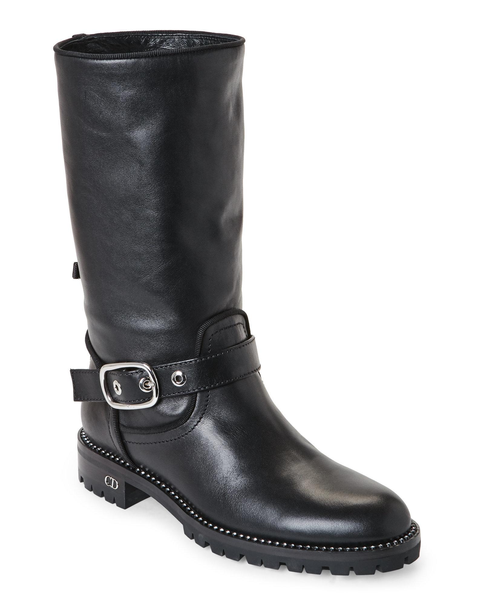 dior buckle boots