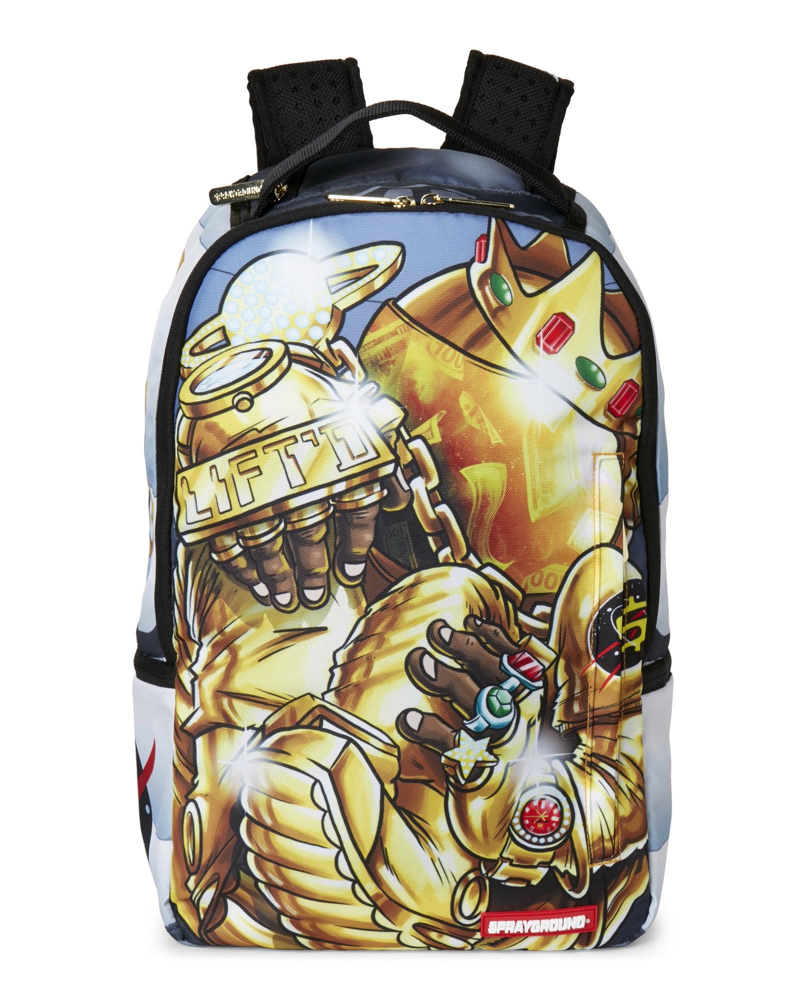 Sprayground Backpack Men's Multicolor For Sale IUCN Water