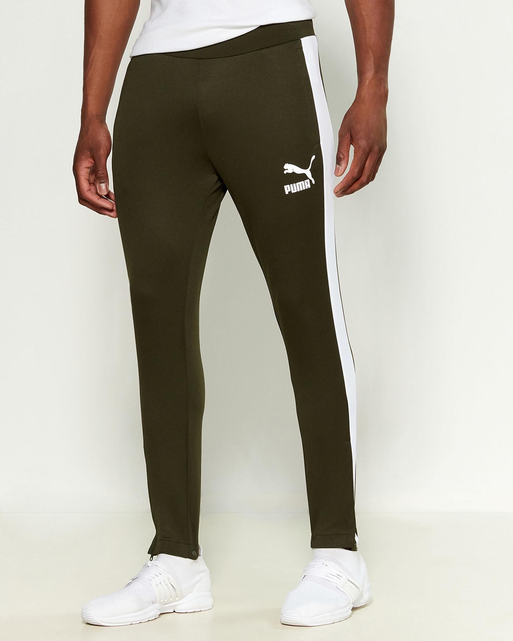 puma green track pants