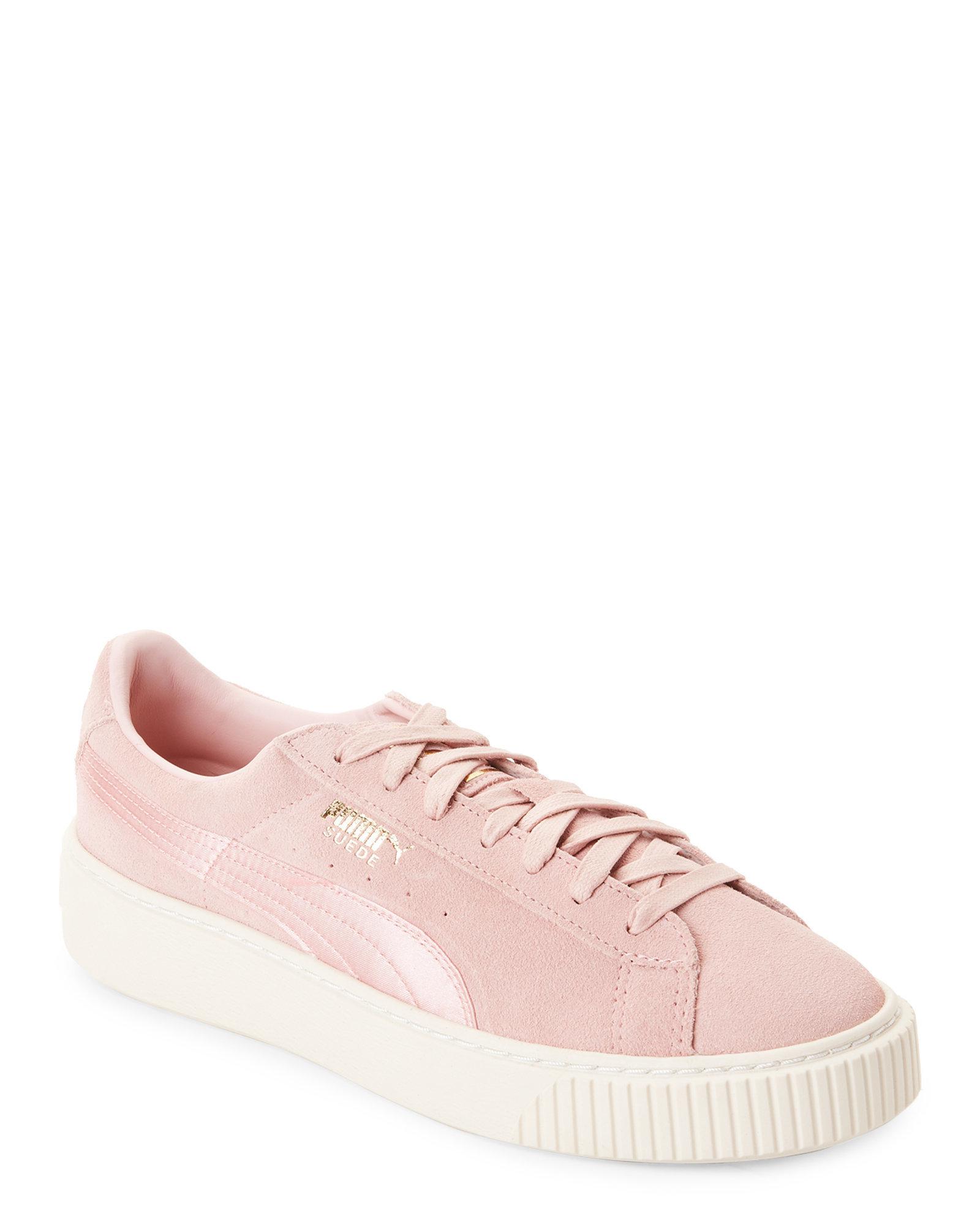 puma baby pink shoes