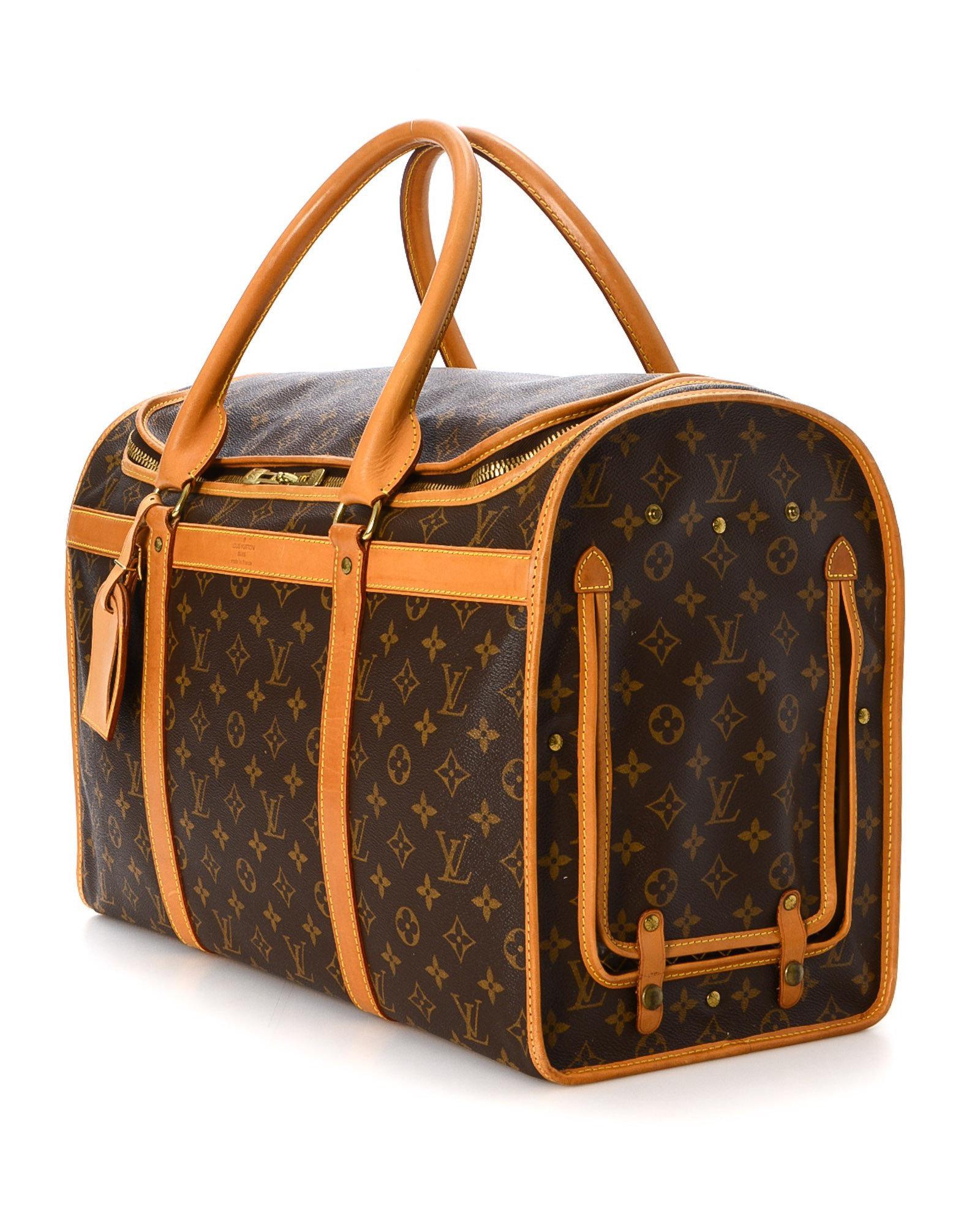 Louis Vuitton Monogram Dog Carrier 50 Good Keweenaw Bay Indian Community