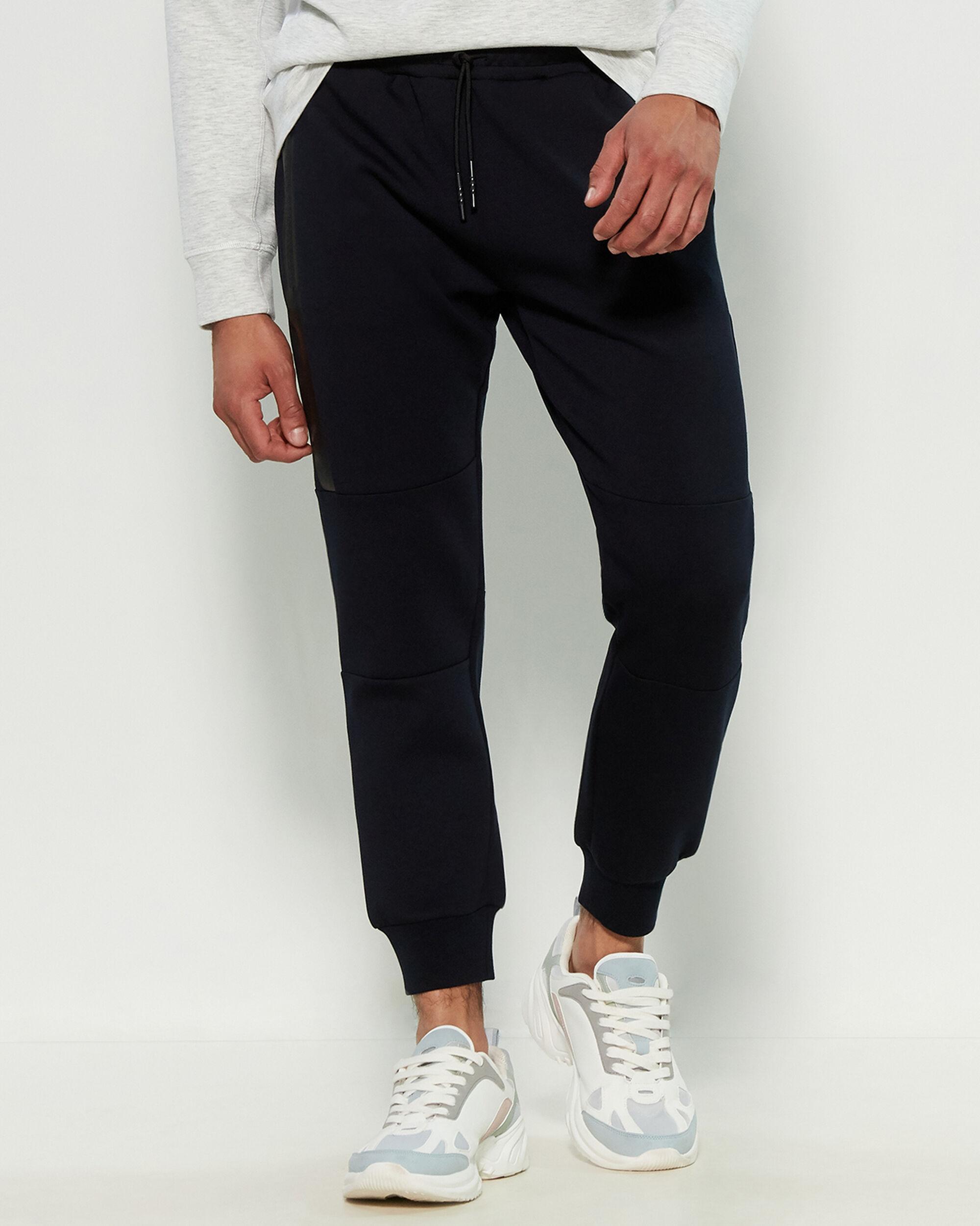 Karl Lagerfeld Synthetic Drawstring Jogger Sweatpants in Navy/Black ...