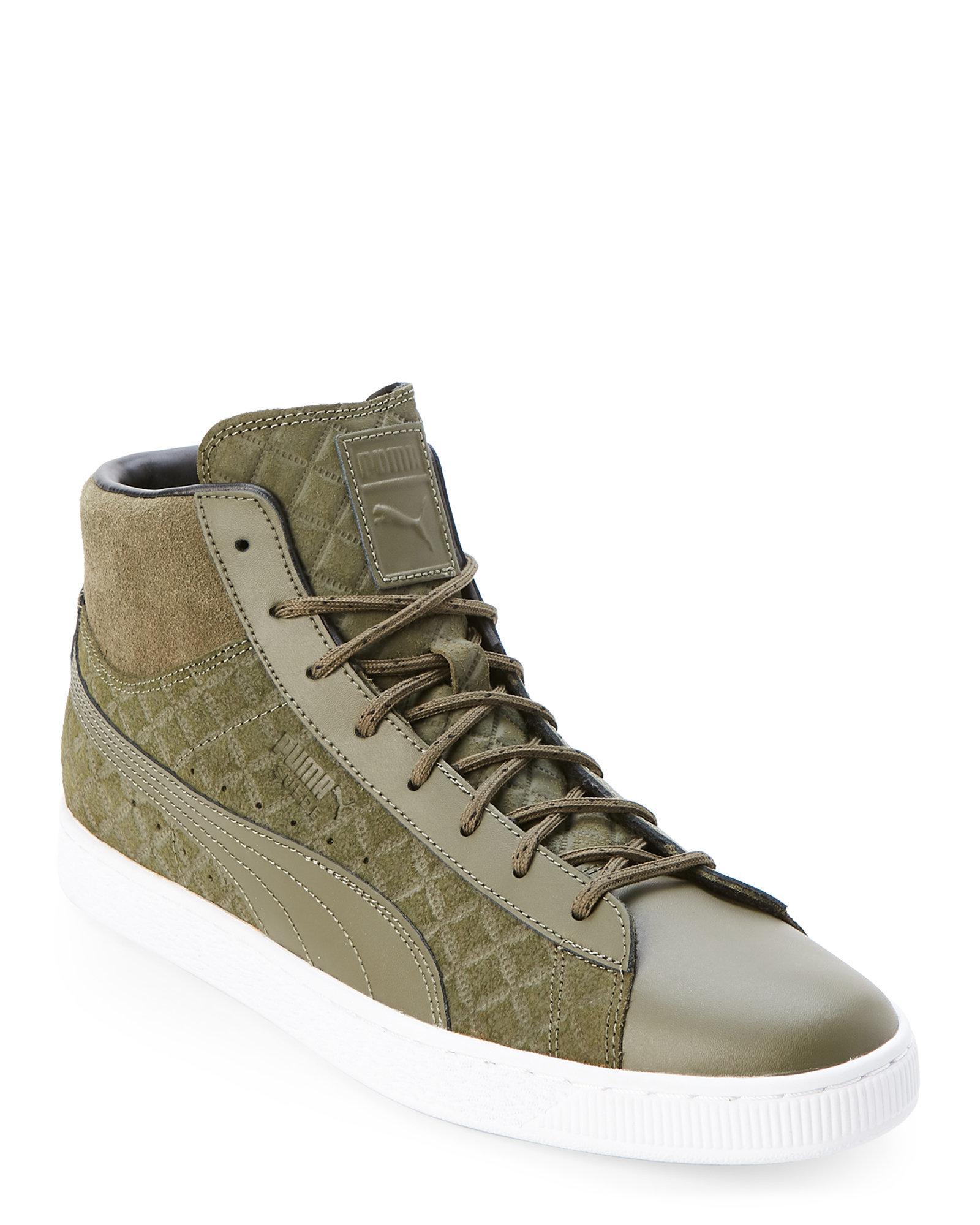 puma suede classic mid sneakers
