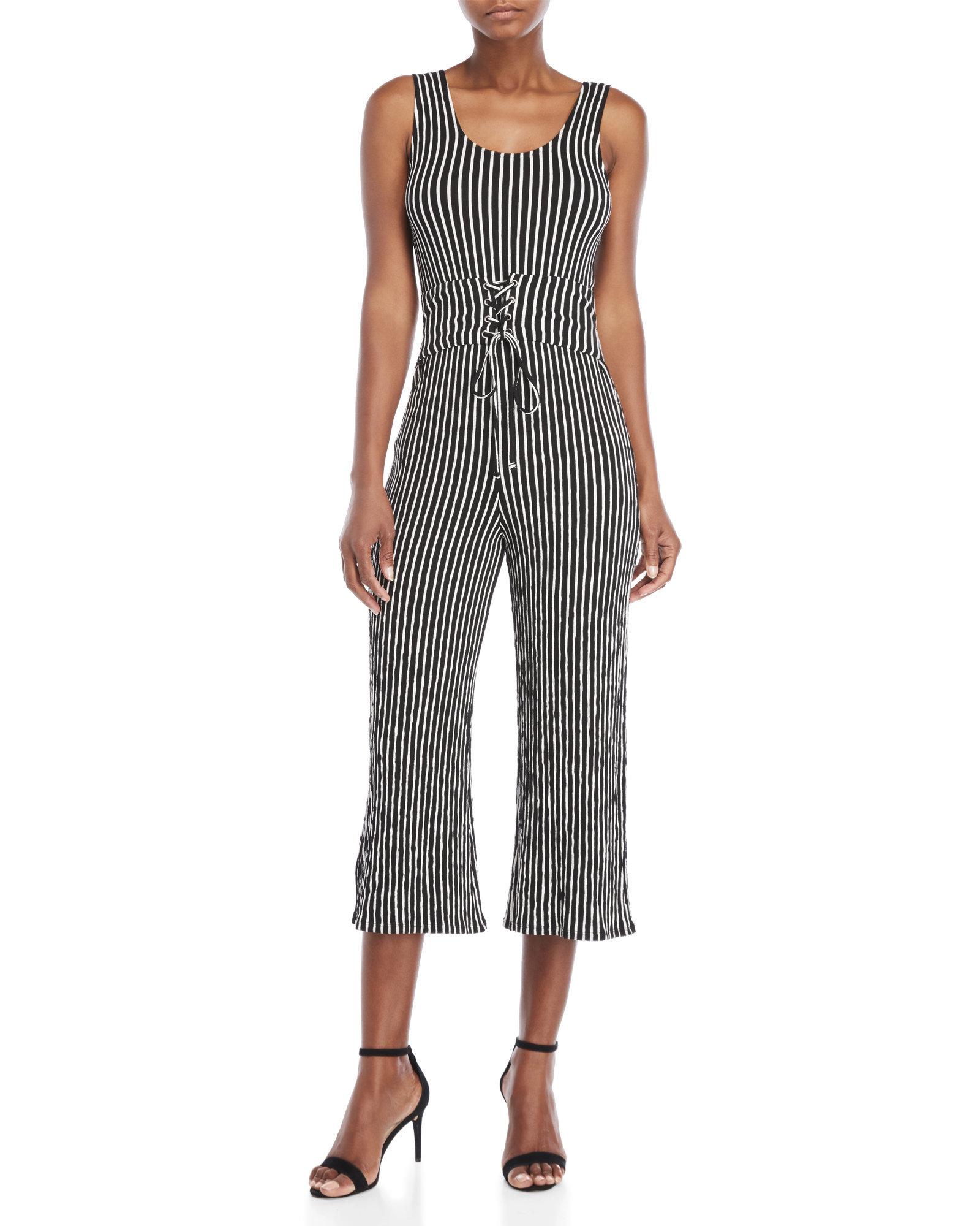 white corset jumpsuit