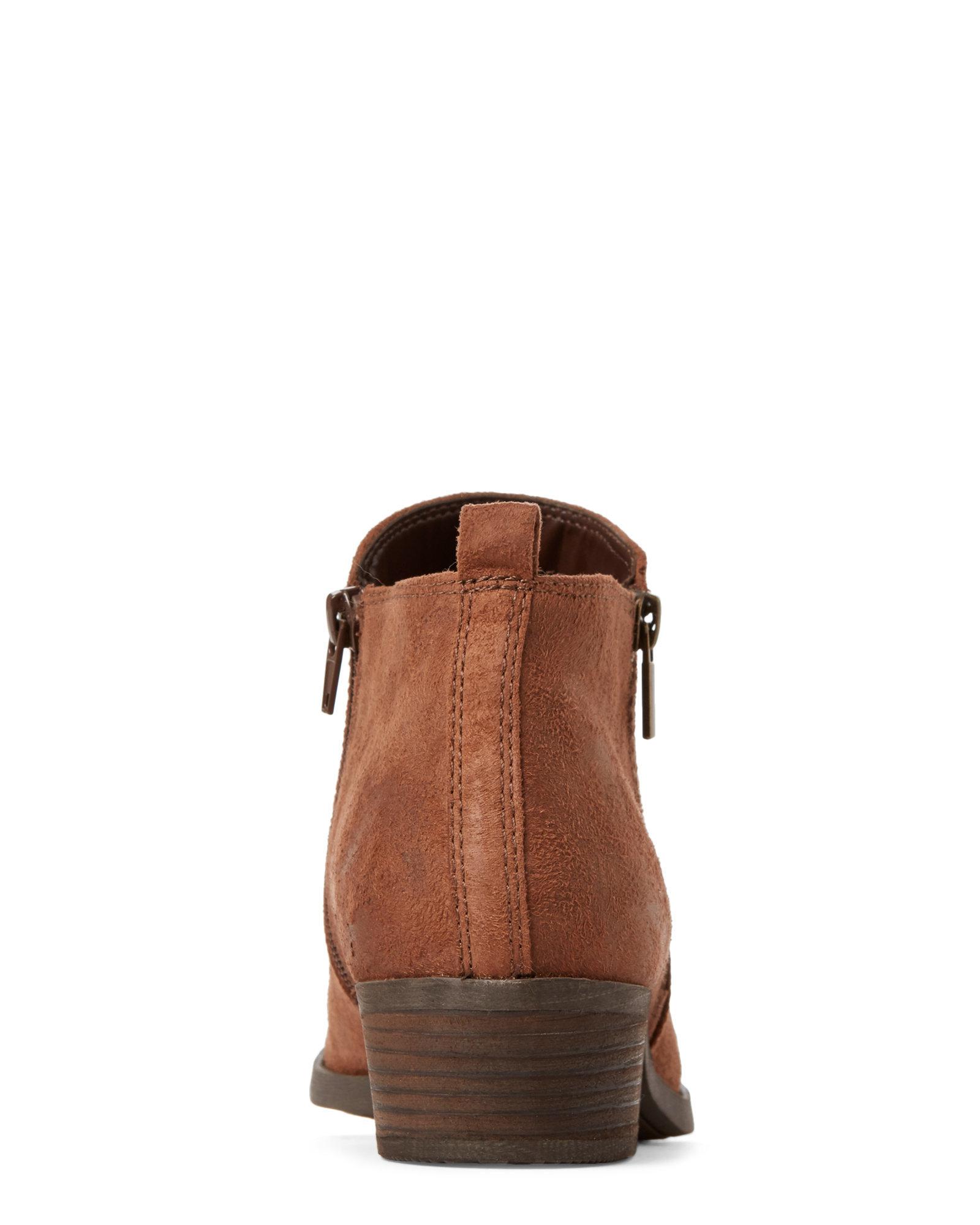 brie zip ankle bootie