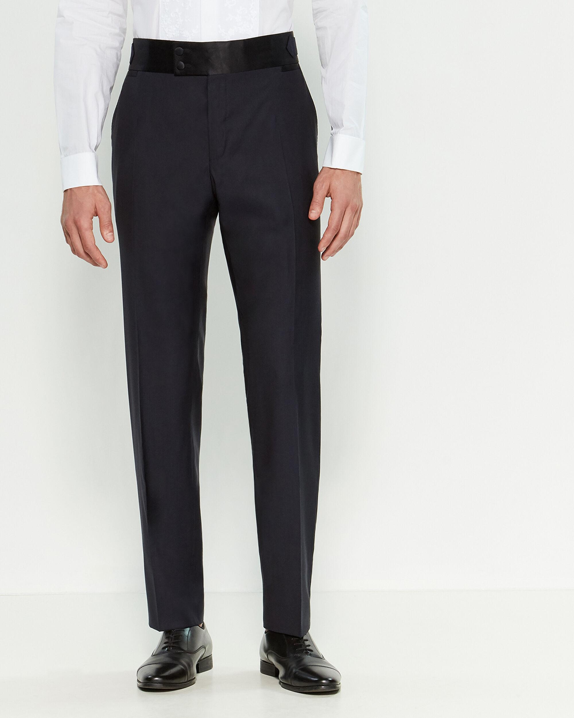 midnight blue trousers