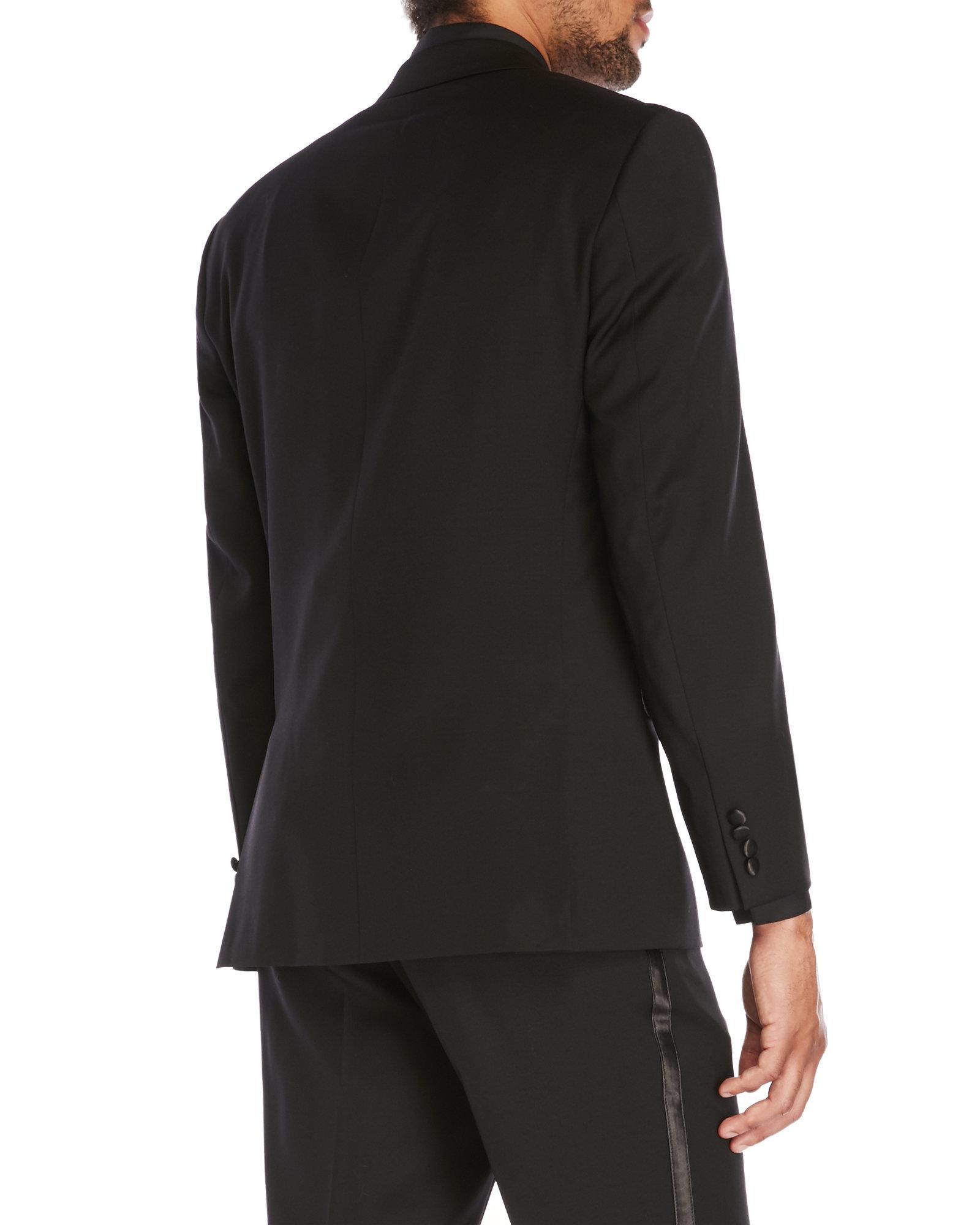 Calvin Klein Myer Slim Fit Wool Tuxedo in Black for Men - Lyst