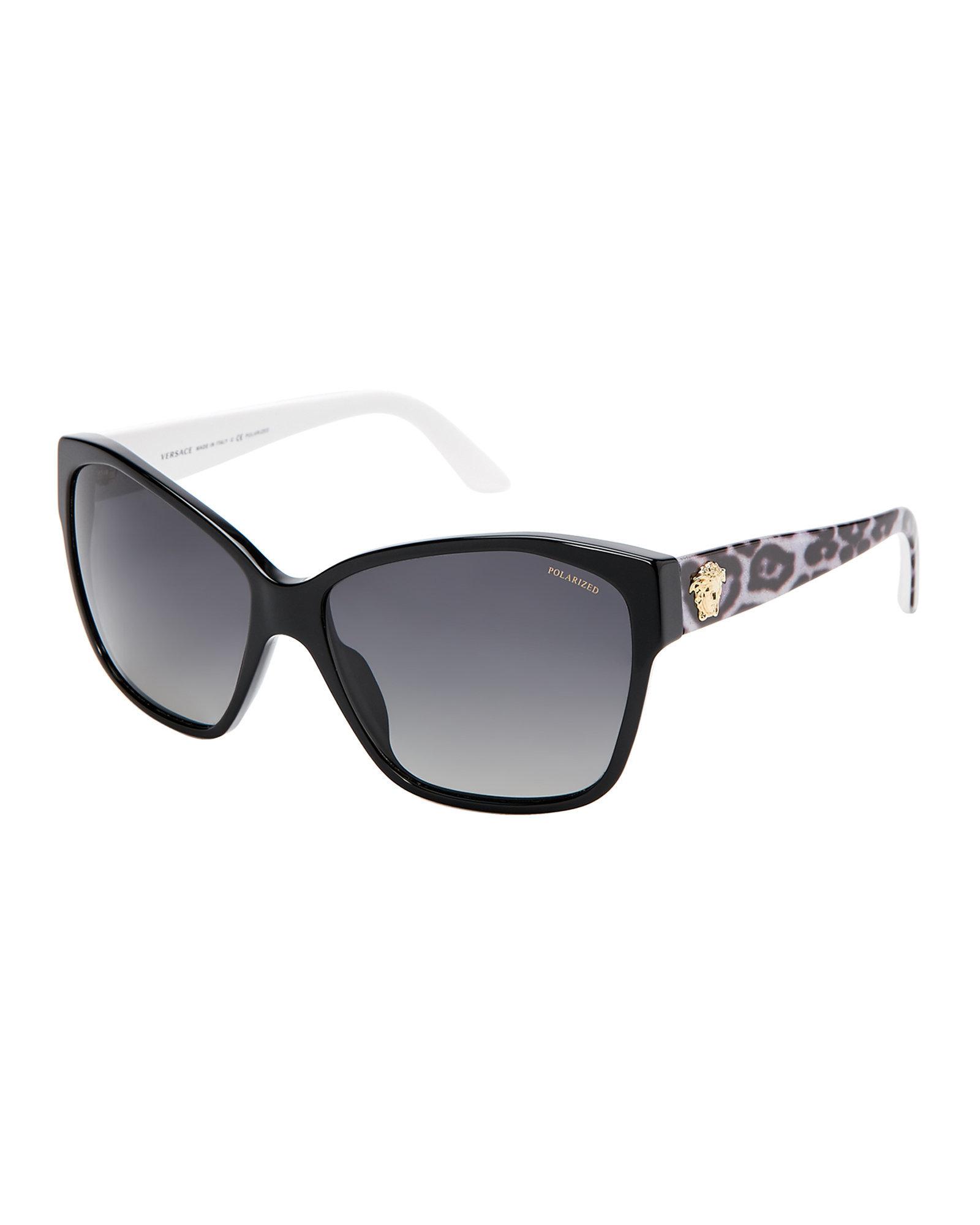 Versace Leopard Print Sunglasses Sunglasses Versace VE4430U - Mia Burton main image 3