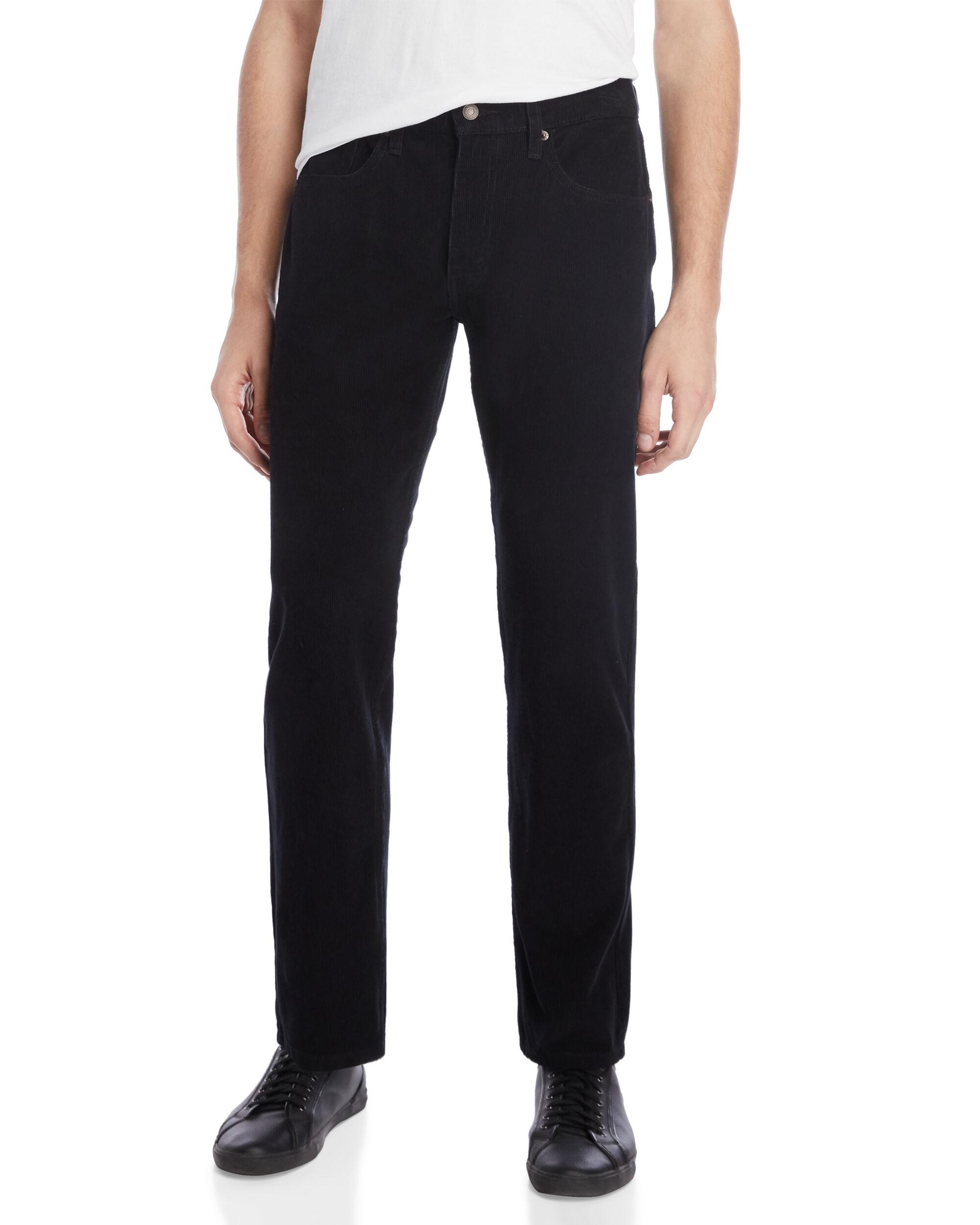 Levi's Black 502 Regular Taper Corduroy Pants for Men - Lyst