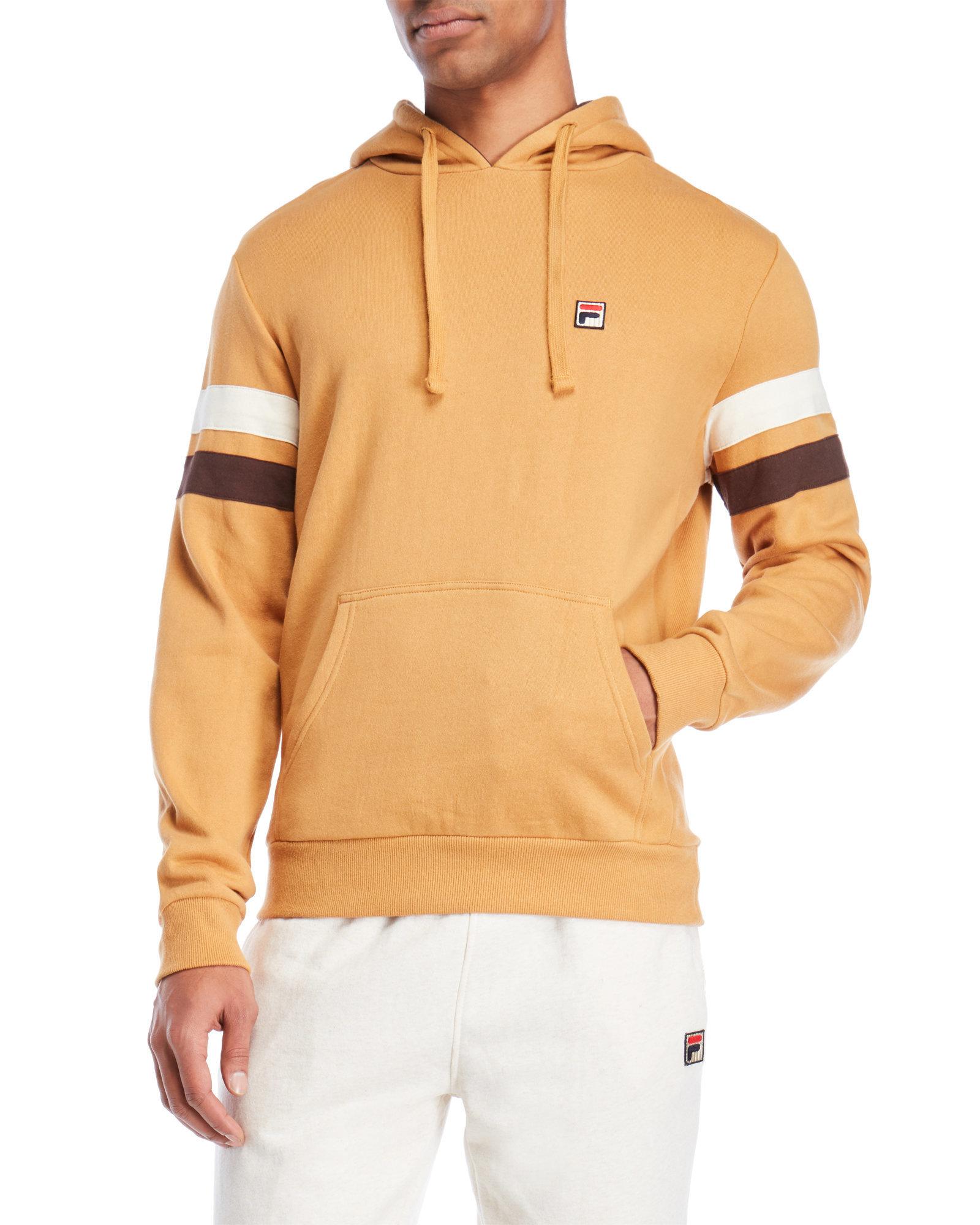 tan fila hoodie