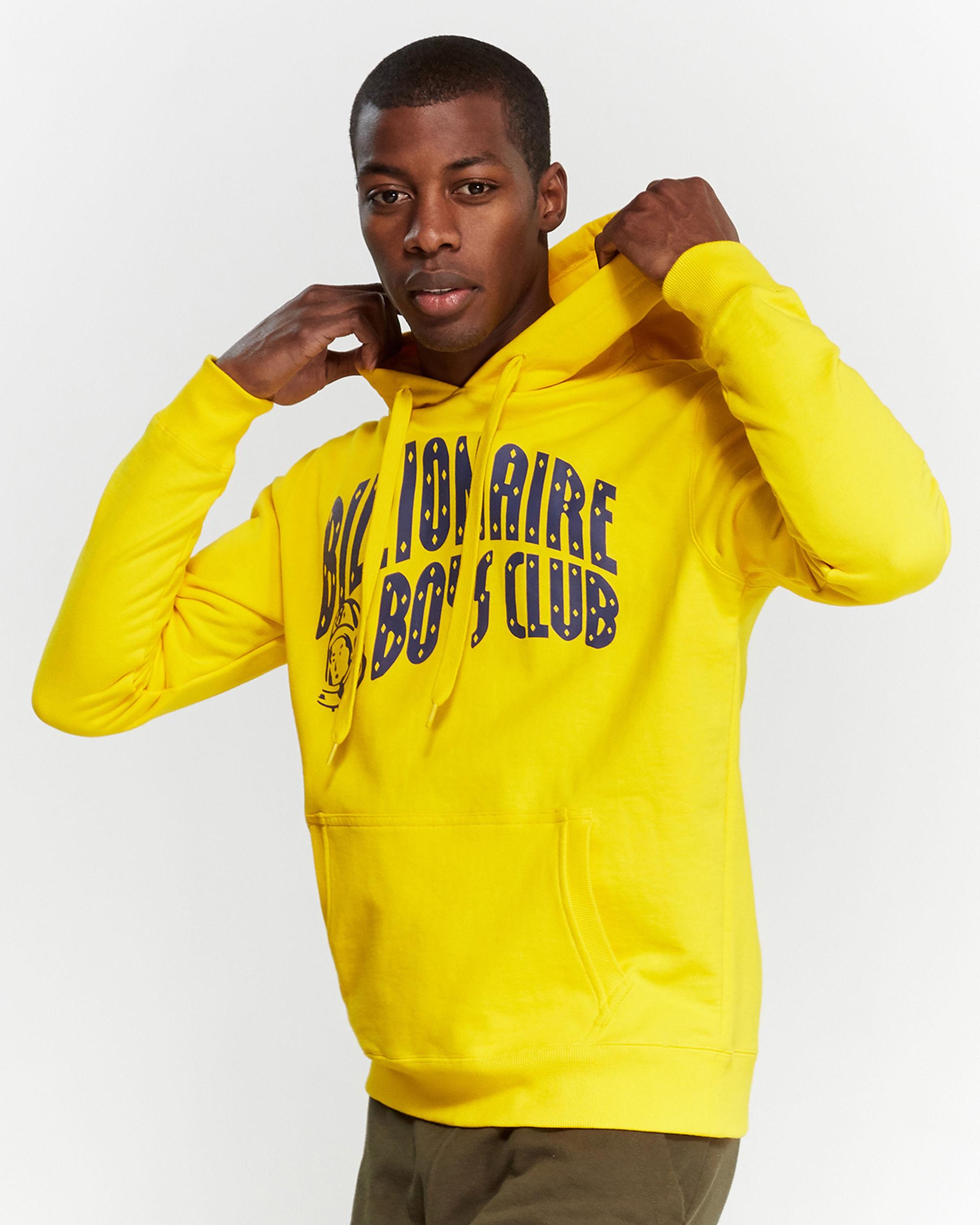 BBCICECREAM Arch Pullover Graphic Hoodie in Yellow for Men ...