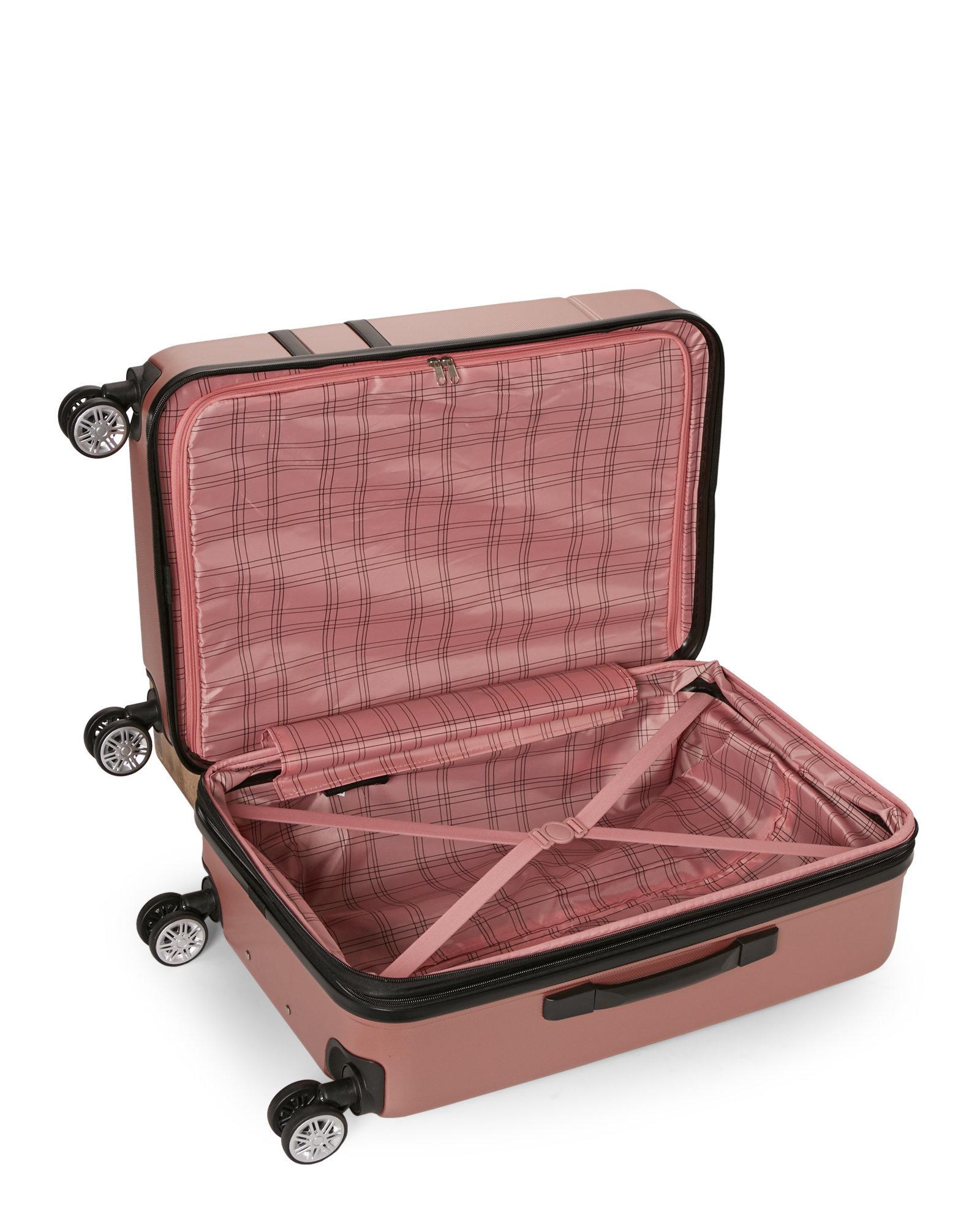 pink london fog luggage
