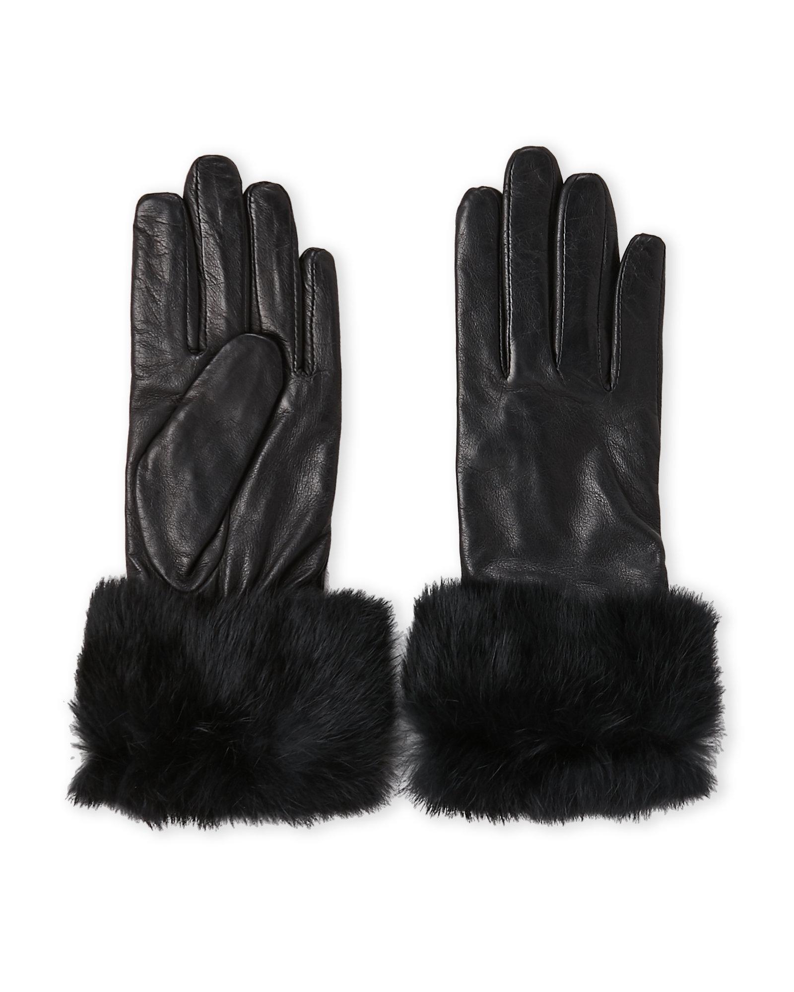 real fur gloves