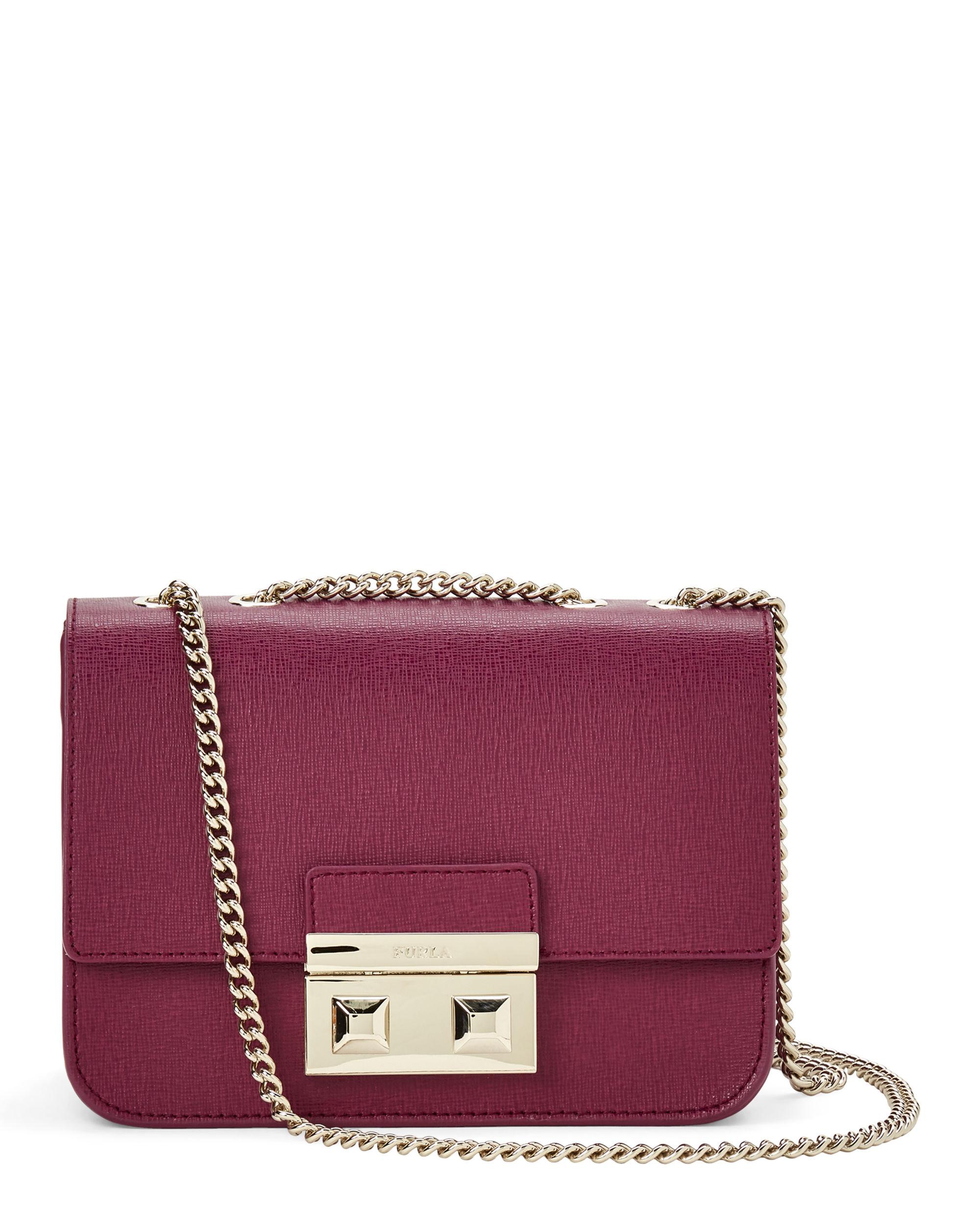 Furla Bella Saffiano Mini Crossbody Save 5 Lyst