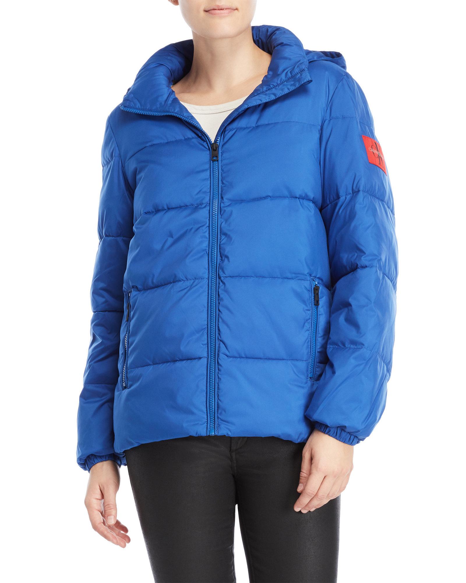 calvin klein blue puffer jacket Cheaper Than Retail Price> Buy Clothing,  Accessories and lifestyle products for women & men -